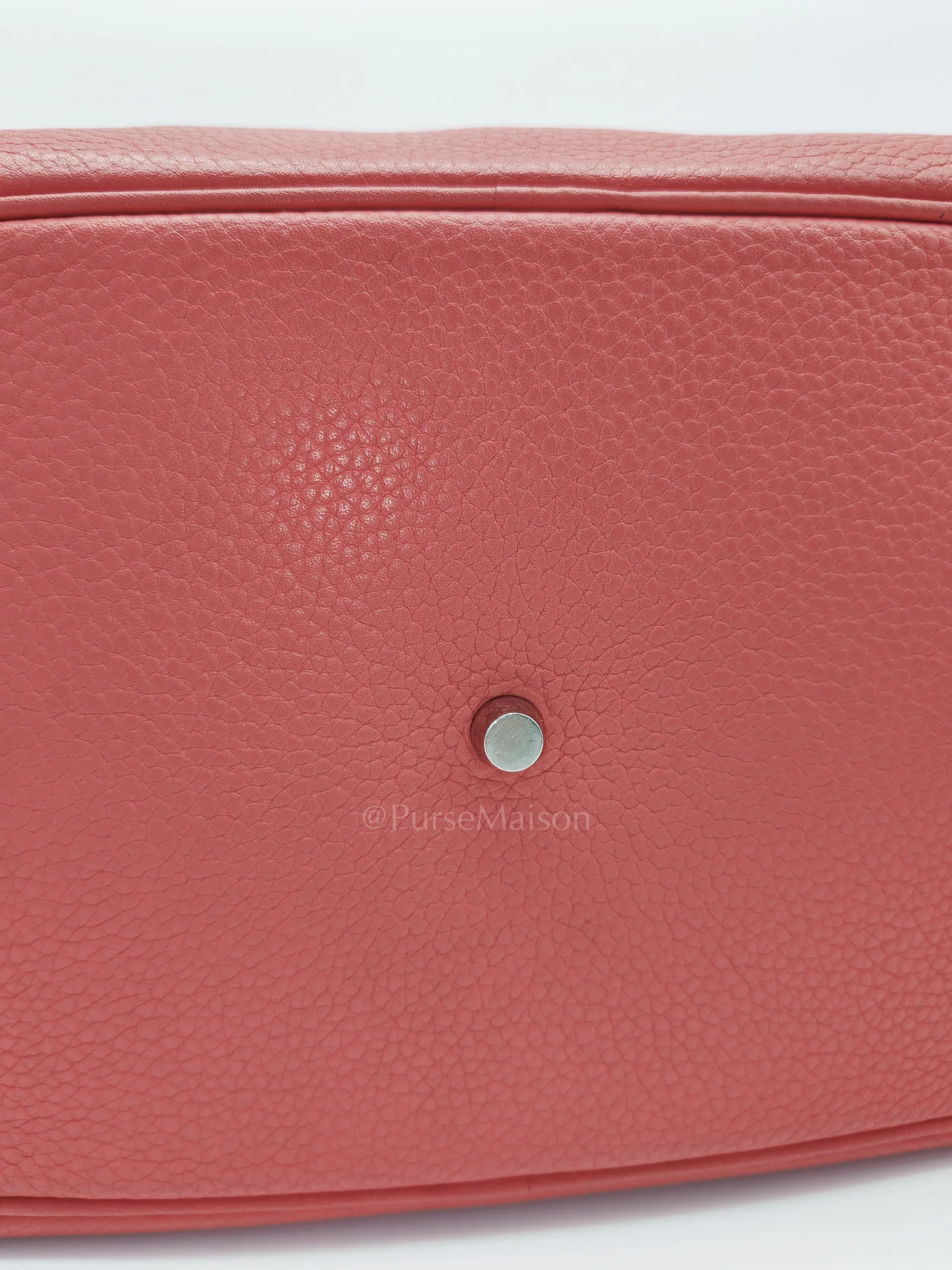 Hermes Lindy 34 Salmon Pink Clemence Leather in Palladium Hardware Stamp N Square(2010) - Image 14