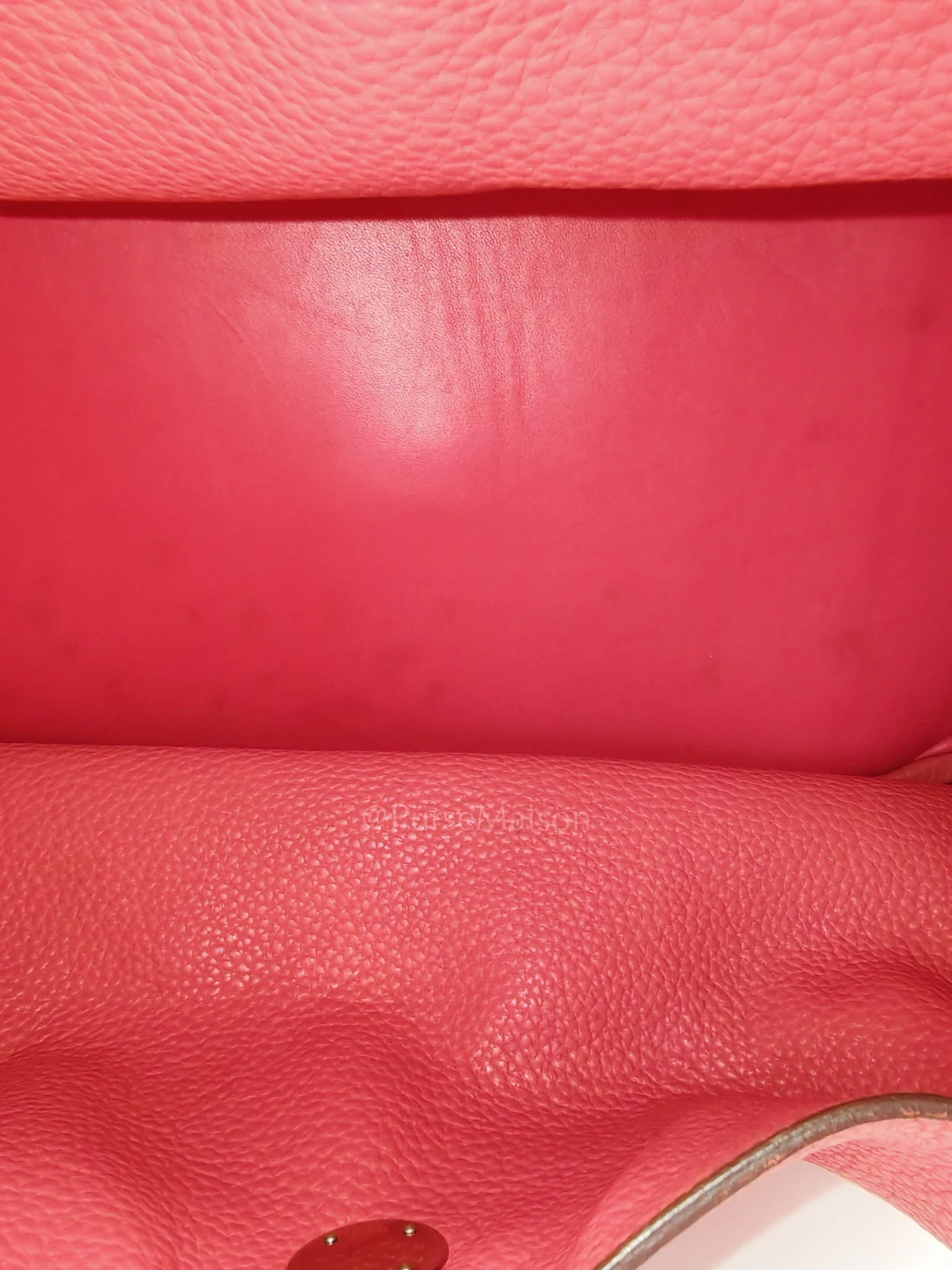 Hermes Lindy 34 Salmon Pink Clemence Leather in Palladium Hardware Stamp N Square(2010) - Image 37