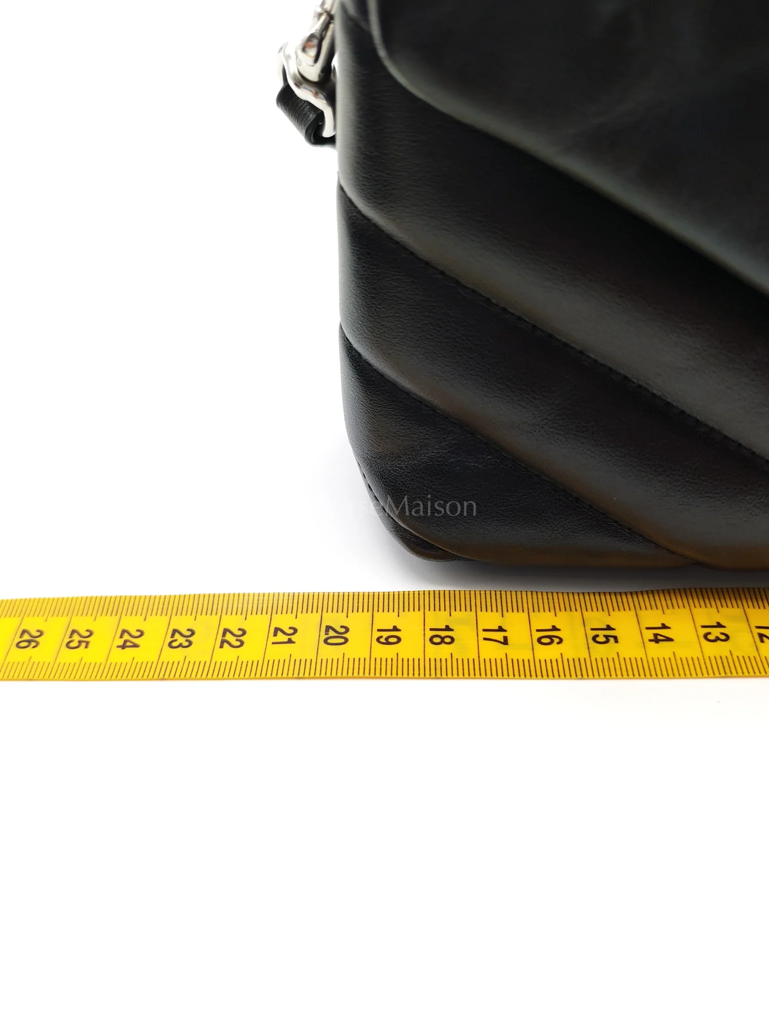 Yves Saint Laurent Toy Lou Lou in Black Calfskin Leather Crossbody Bag - Image 32