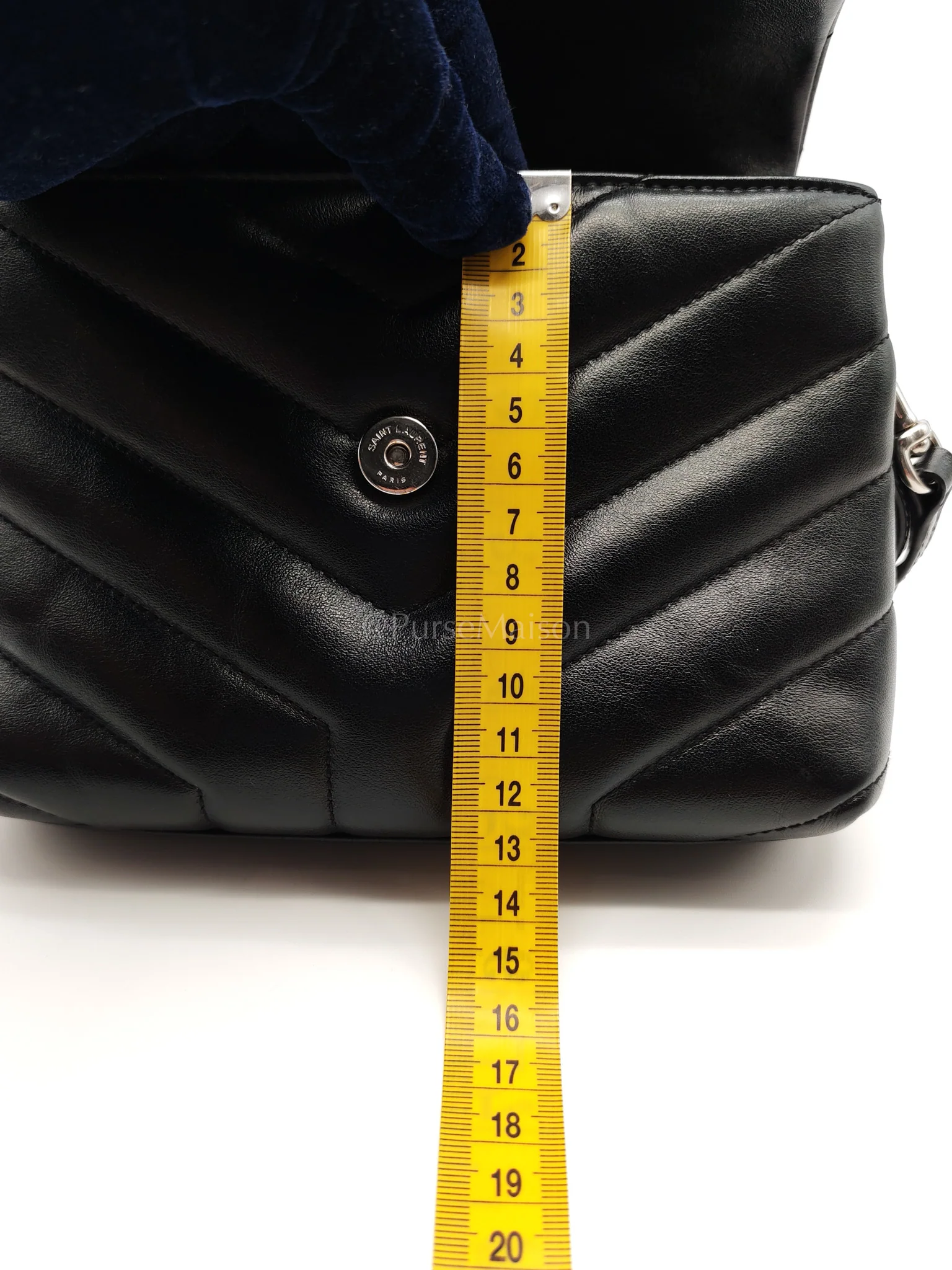 Yves Saint Laurent Toy Lou Lou in Black Calfskin Leather Crossbody Bag - Image 33
