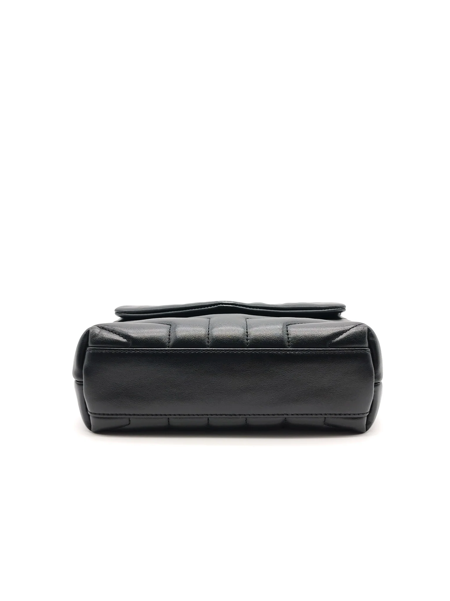 Yves Saint Laurent Toy Lou Lou in Black Calfskin Leather Crossbody Bag - Image 7
