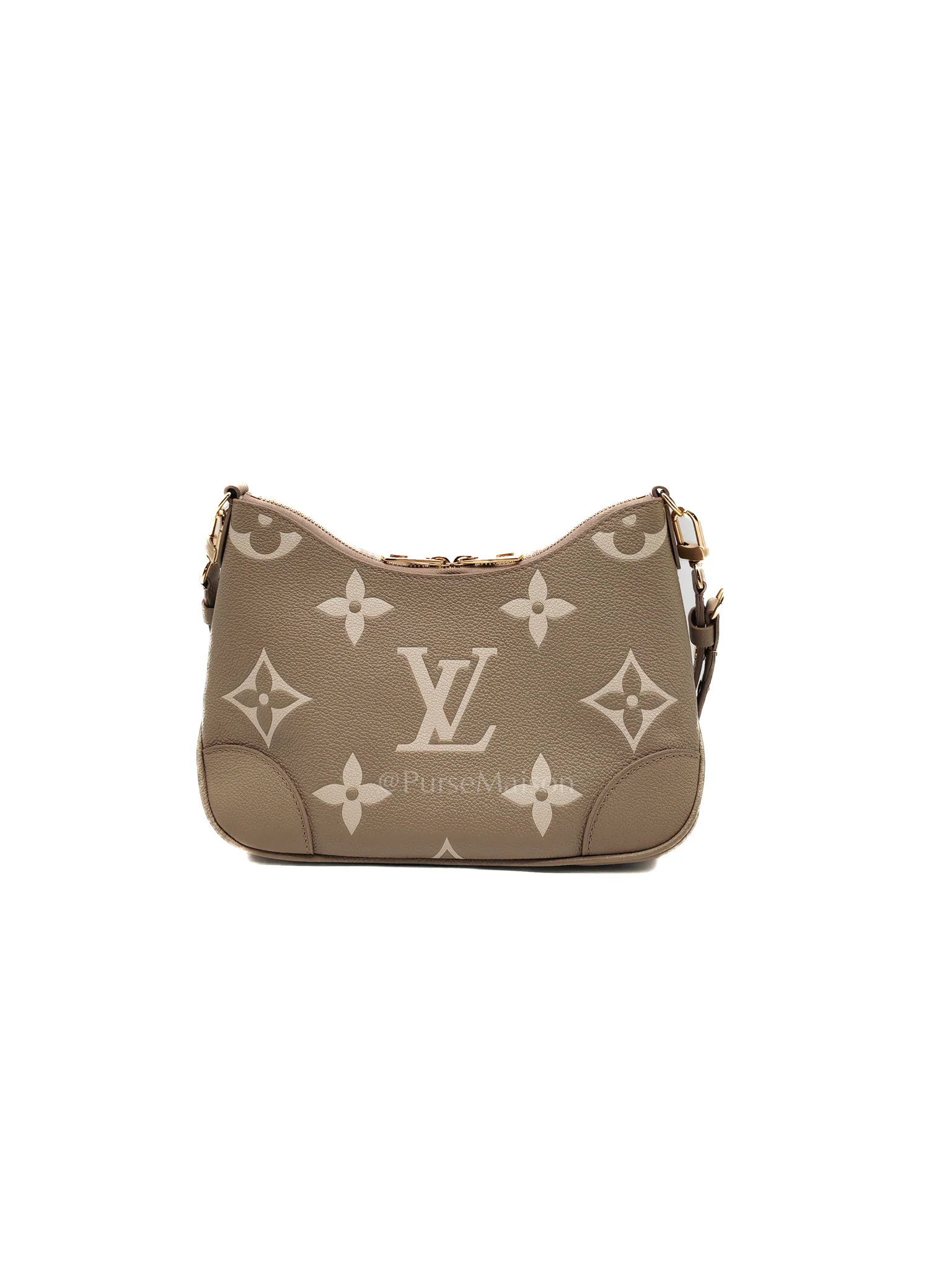 Louis Vuitton Bagatelle NM Monogram Empreinte Bicolor Two Way Bag Microchip - Image 4