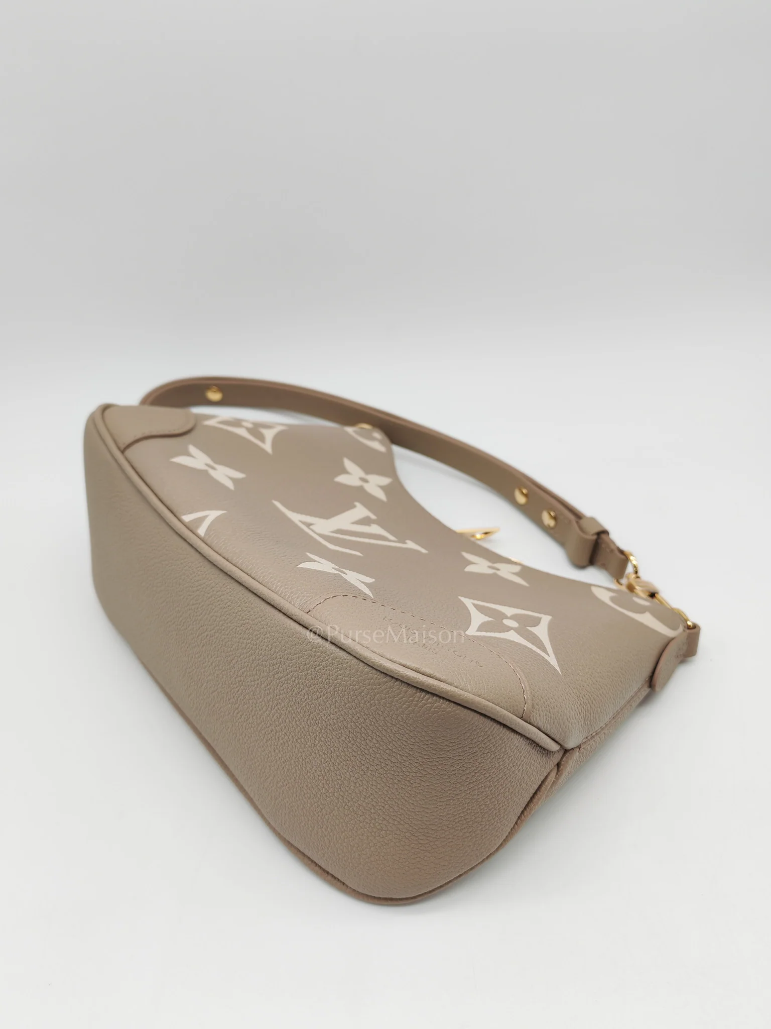 Louis Vuitton Bagatelle NM Monogram Empreinte Bicolor Two Way Bag Microchip - Image 9