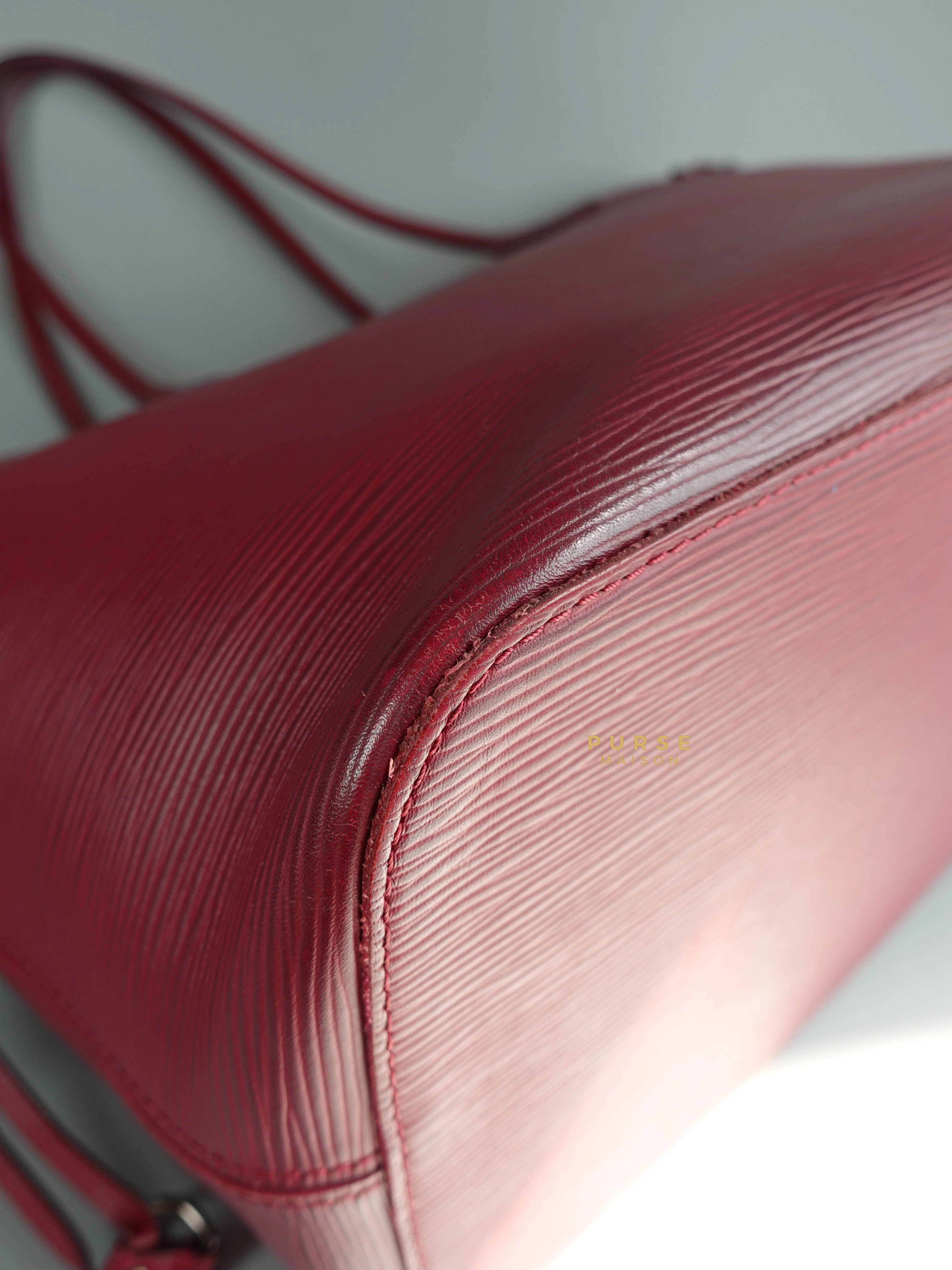 Louis Vuitton Louis Vuitton Epi Leather Neverfull Bag Red (Date Code: FL2133) - Image 13