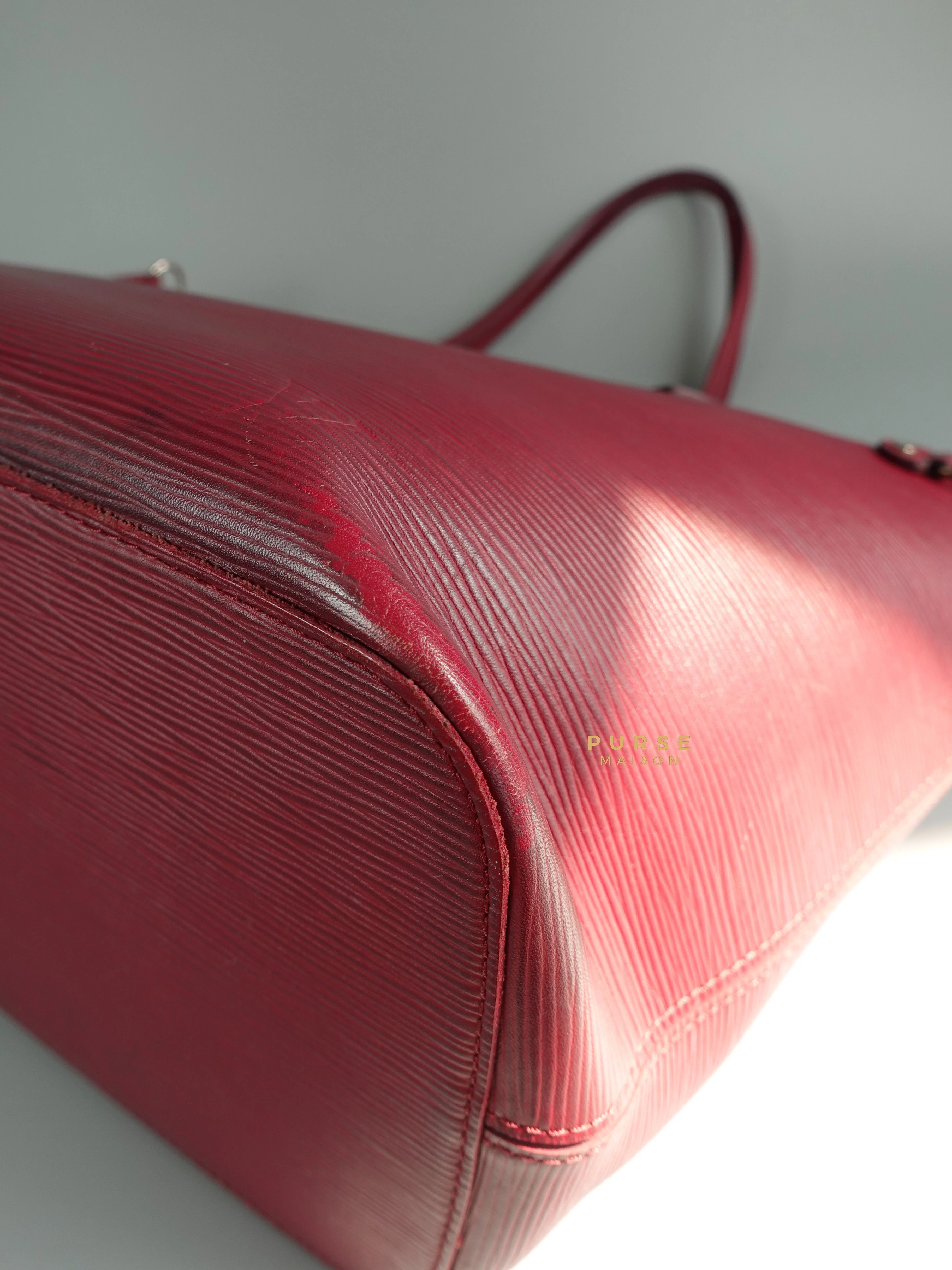 Louis Vuitton Louis Vuitton Epi Leather Neverfull Bag Red (Date Code: FL2133) - Image 14