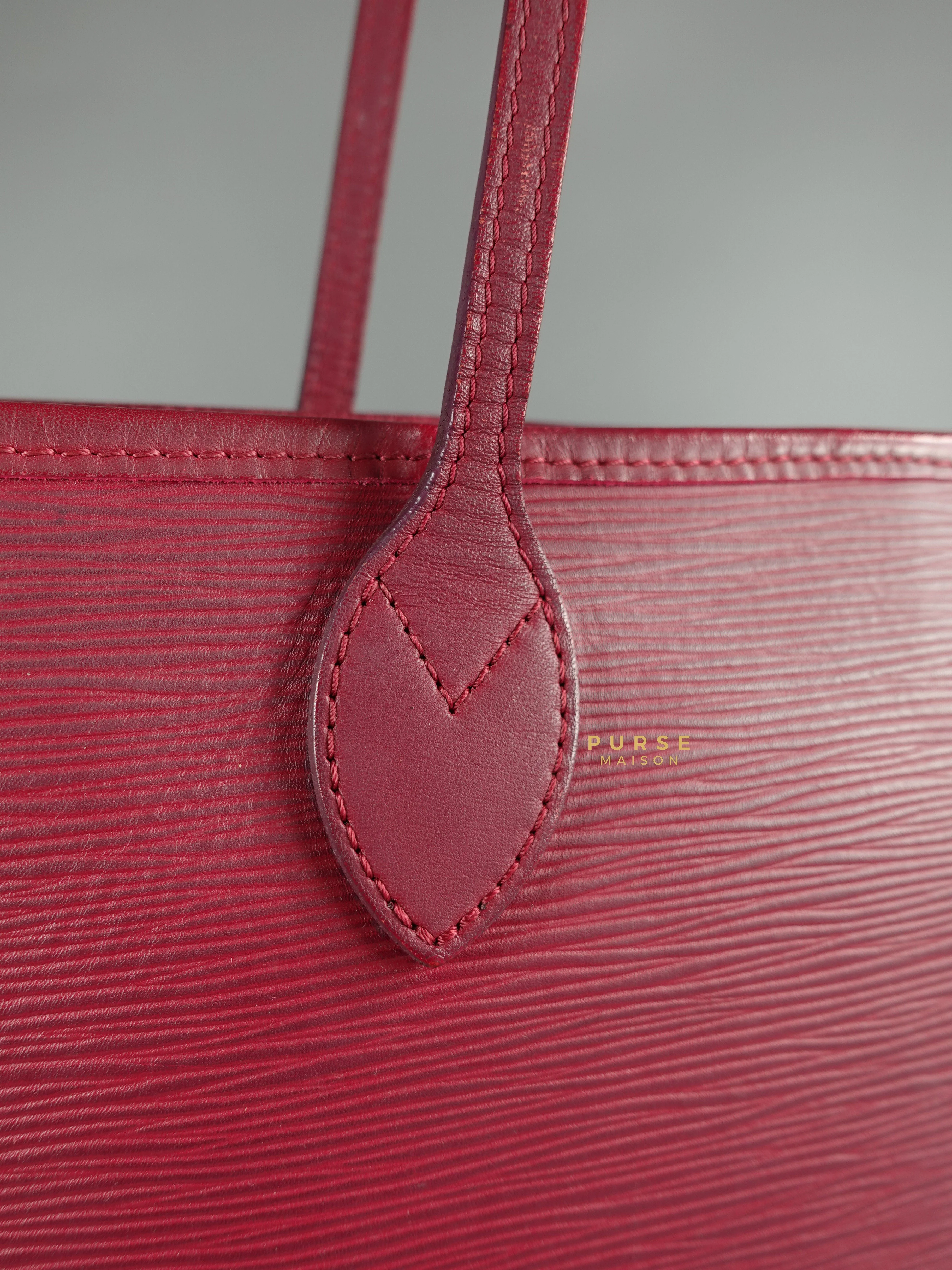 Louis Vuitton Louis Vuitton Epi Leather Neverfull Bag Red (Date Code: FL2133) - Image 15