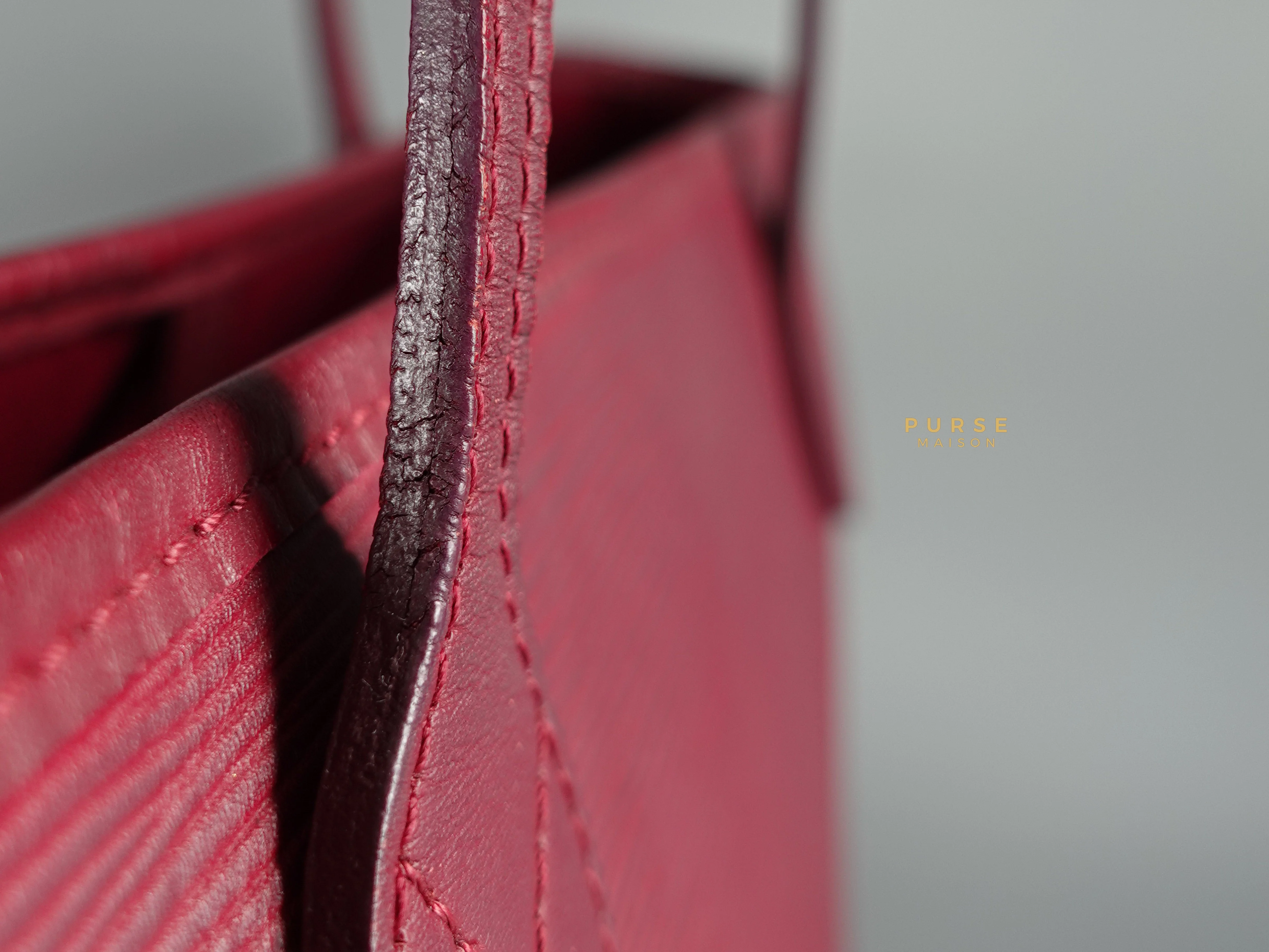 Louis Vuitton Louis Vuitton Epi Leather Neverfull Bag Red (Date Code: FL2133) - Image 21