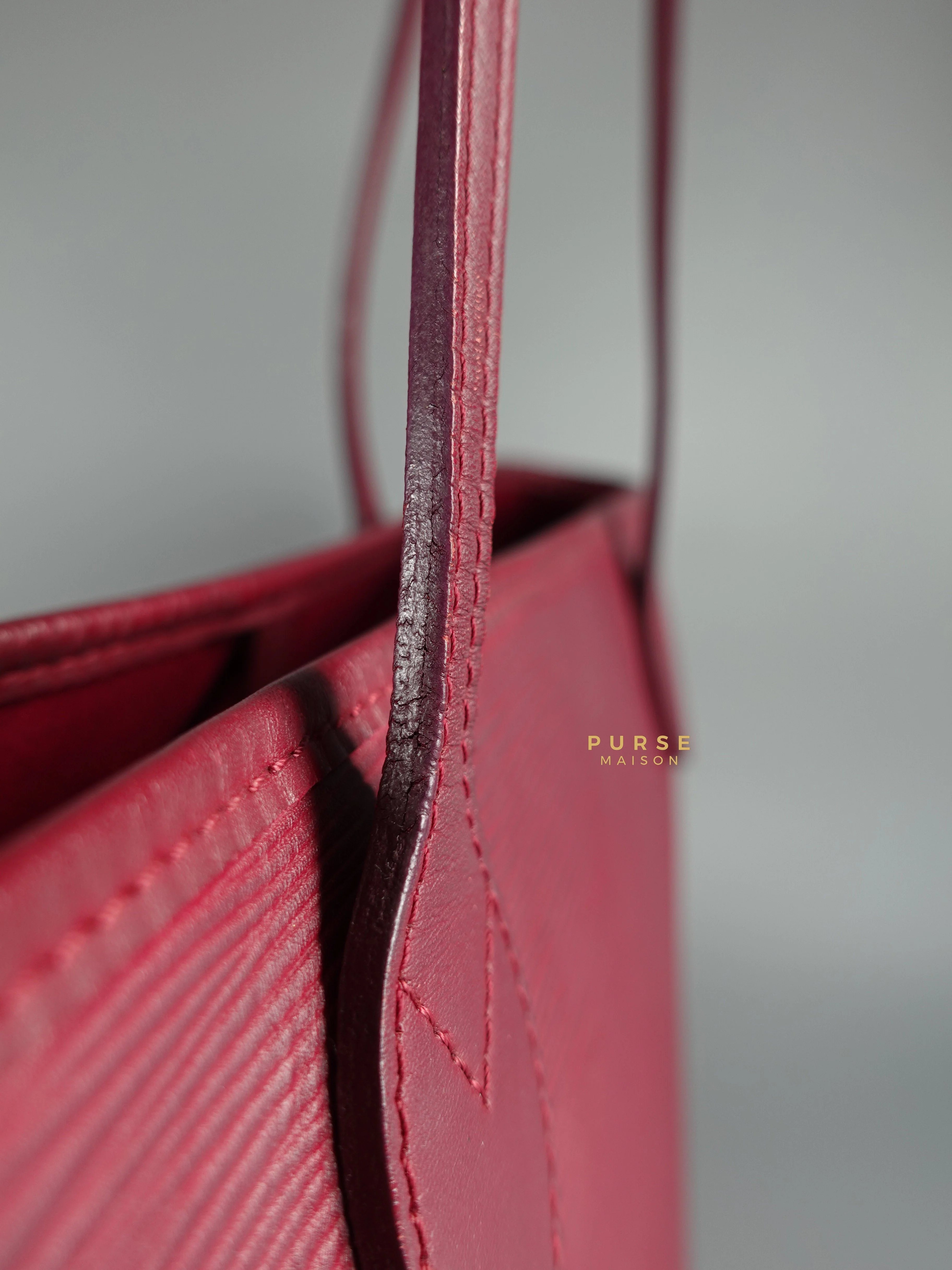 Louis Vuitton Louis Vuitton Epi Leather Neverfull Bag Red (Date Code: FL2133) - Image 23