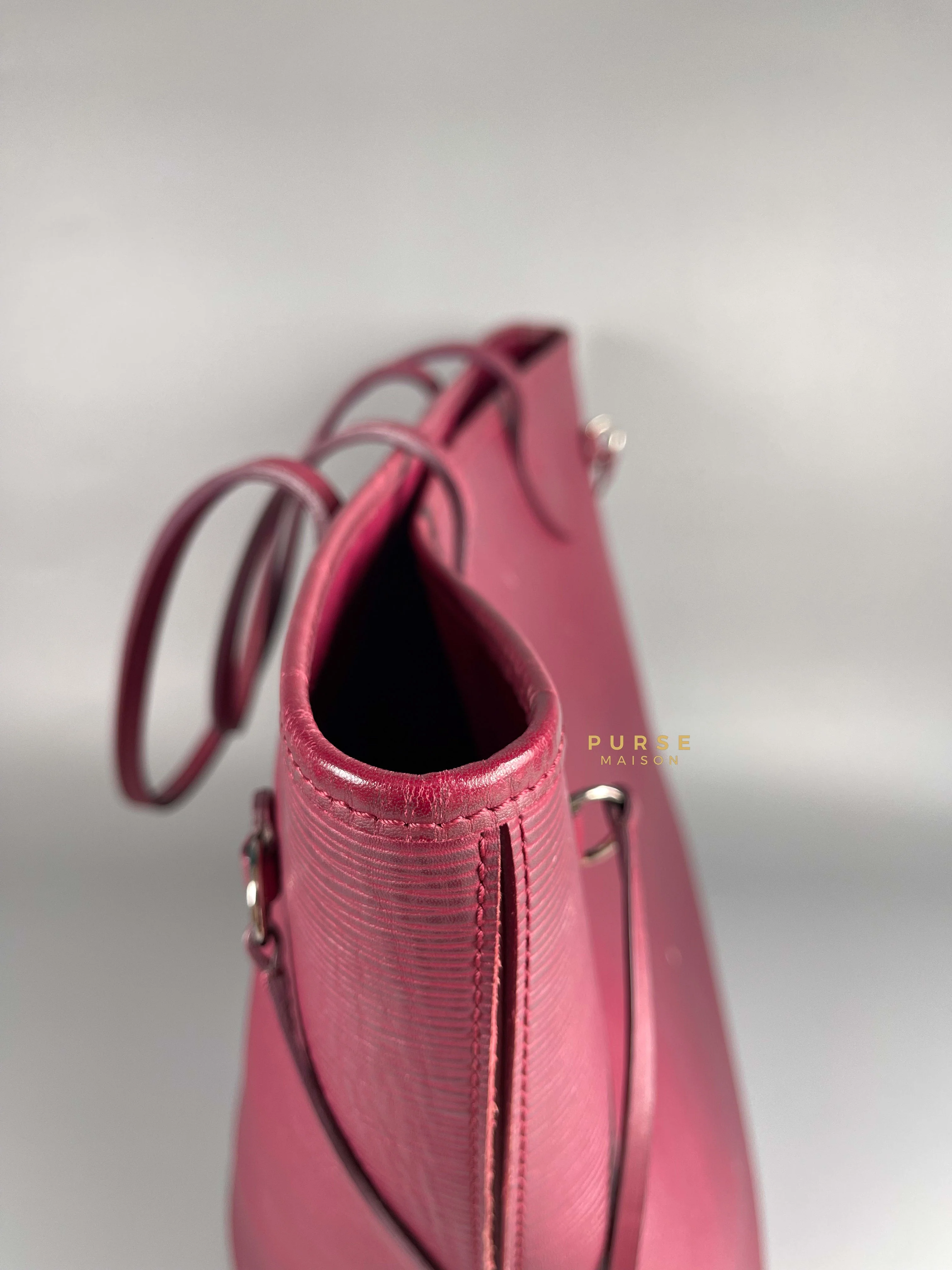 Louis Vuitton Louis Vuitton Epi Leather Neverfull Bag Red (Date Code: FL2133) - Image 9