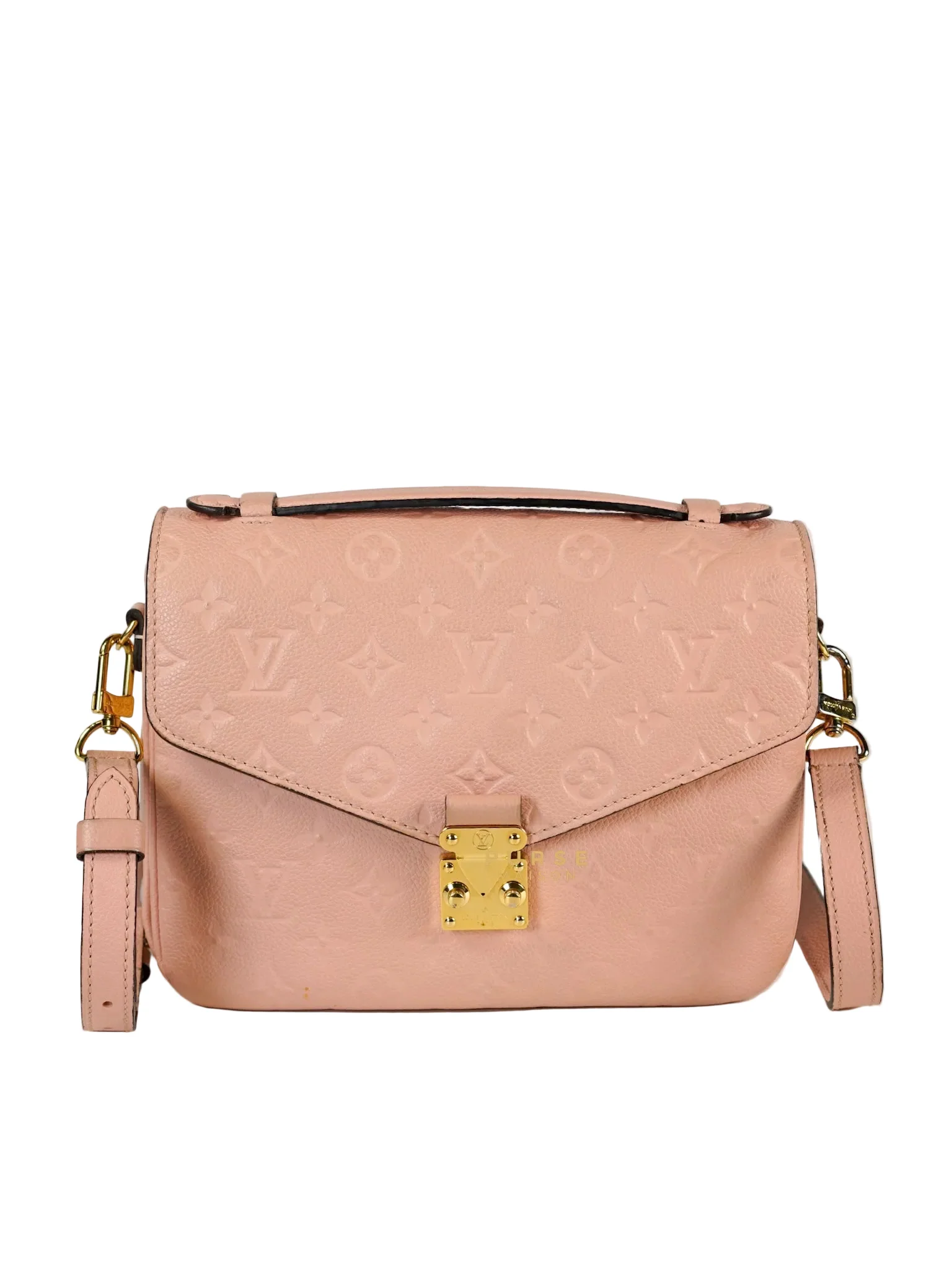 Louis Vuitton Metis in Rose Poudre Empreinte Monogram Canvas (Date Code: DU1177) - Image 2