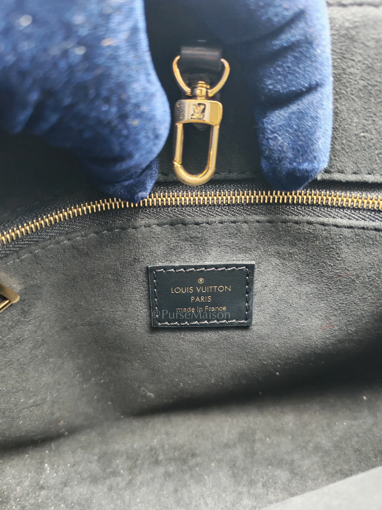 Louis Vuitton OnTheGo (OTG) PM in Black Empreinte Leather (Microchip) - Image 20