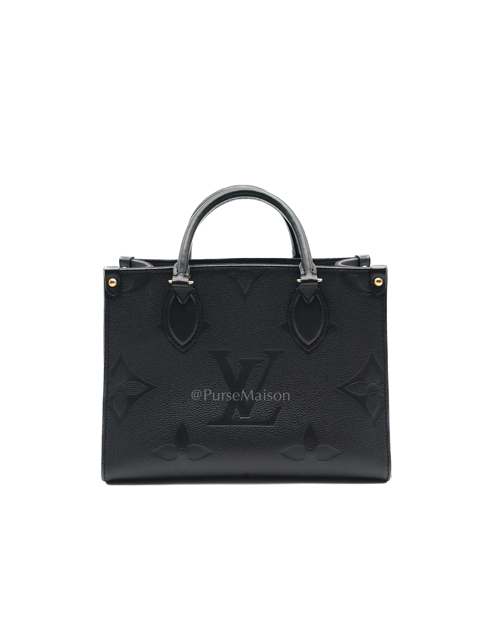 Louis Vuitton OnTheGo (OTG) PM in Black Empreinte Leather (Microchip) - Image 4