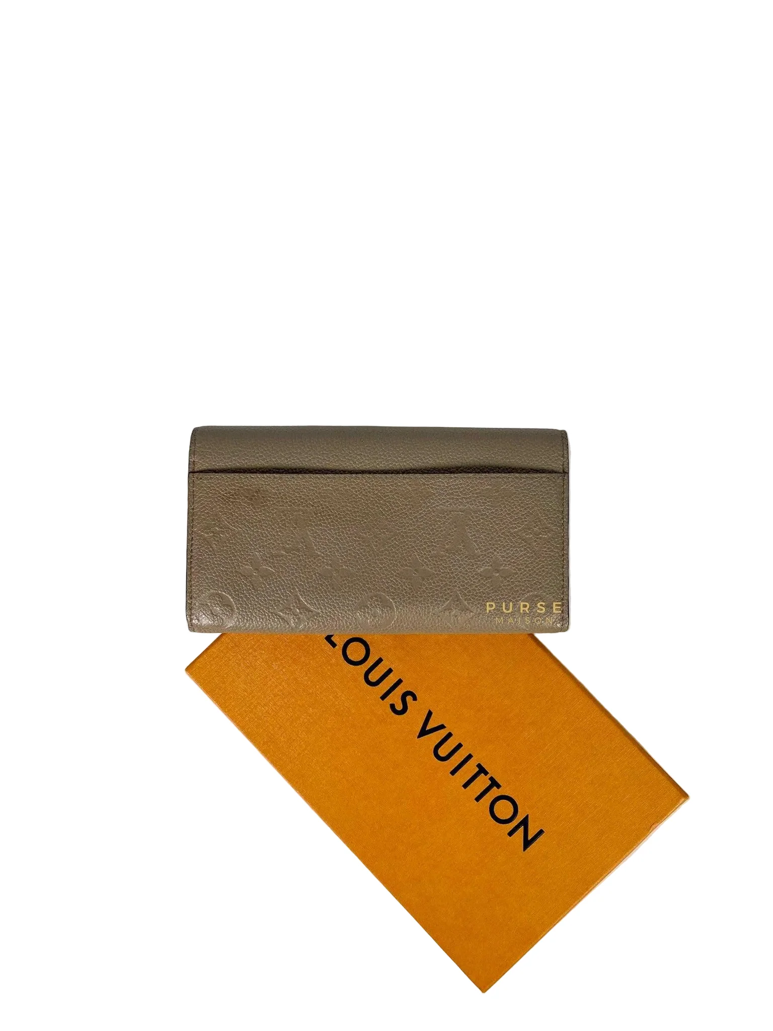 Louis Vuitton Louis Vuitton Sarah Wallet in Turtledove Monogram Empreinte Canvas (microchip) - Image 3