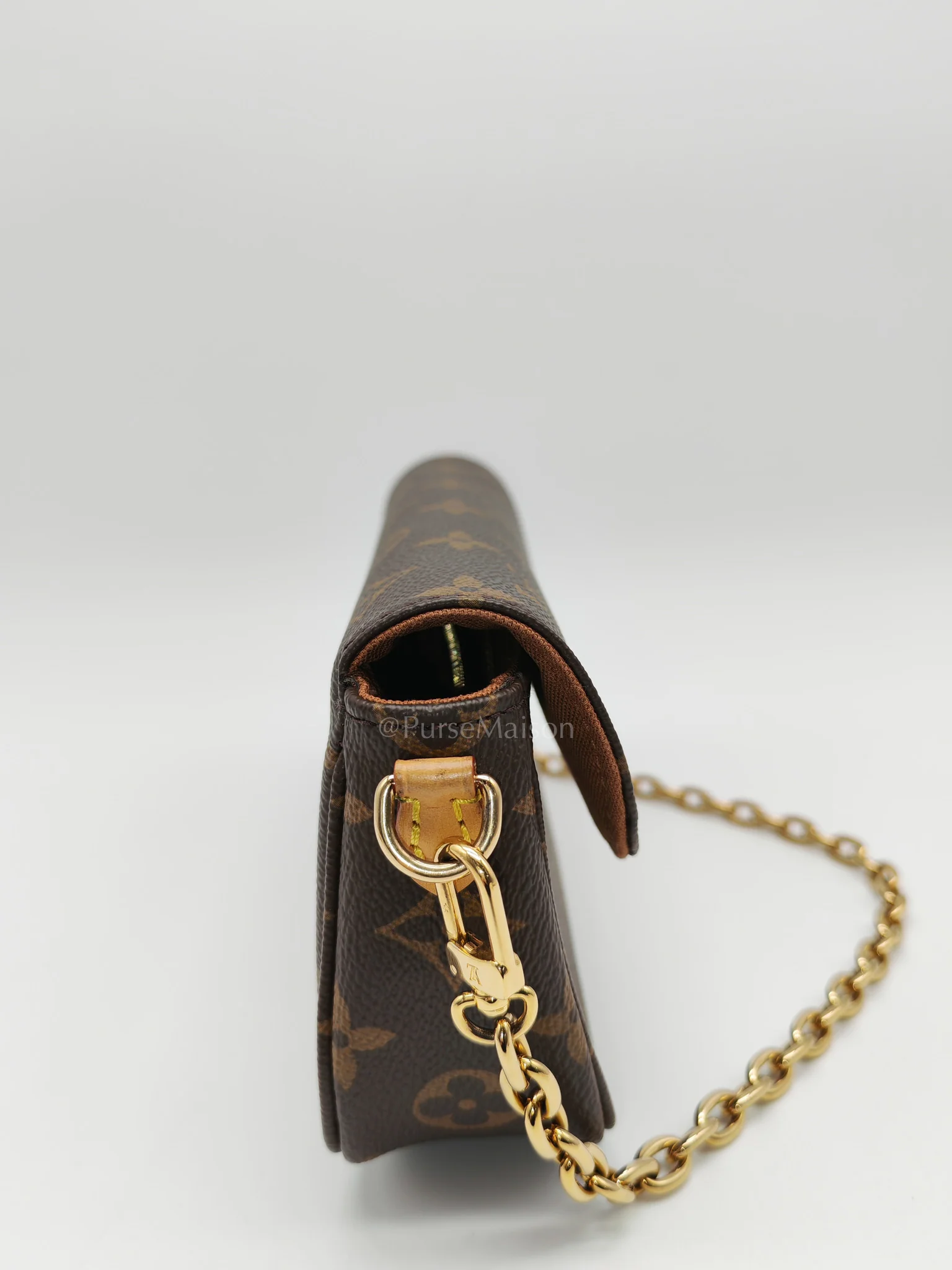 Louis Vuitton Ivy Wallet On Chain in Monogram Canvas Shoulder Bag (Microchip) - Image 12