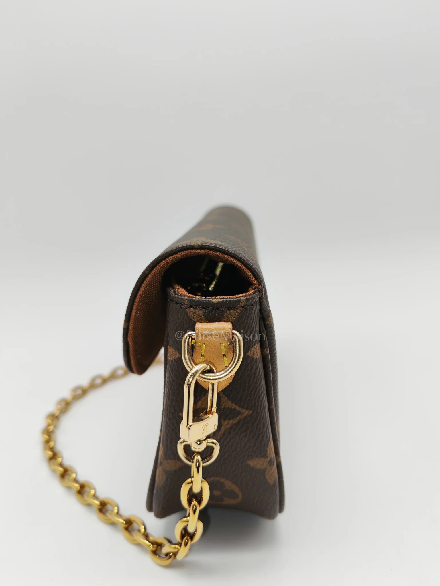 Louis Vuitton Ivy Wallet On Chain in Monogram Canvas Shoulder Bag (Microchip) - Image 14