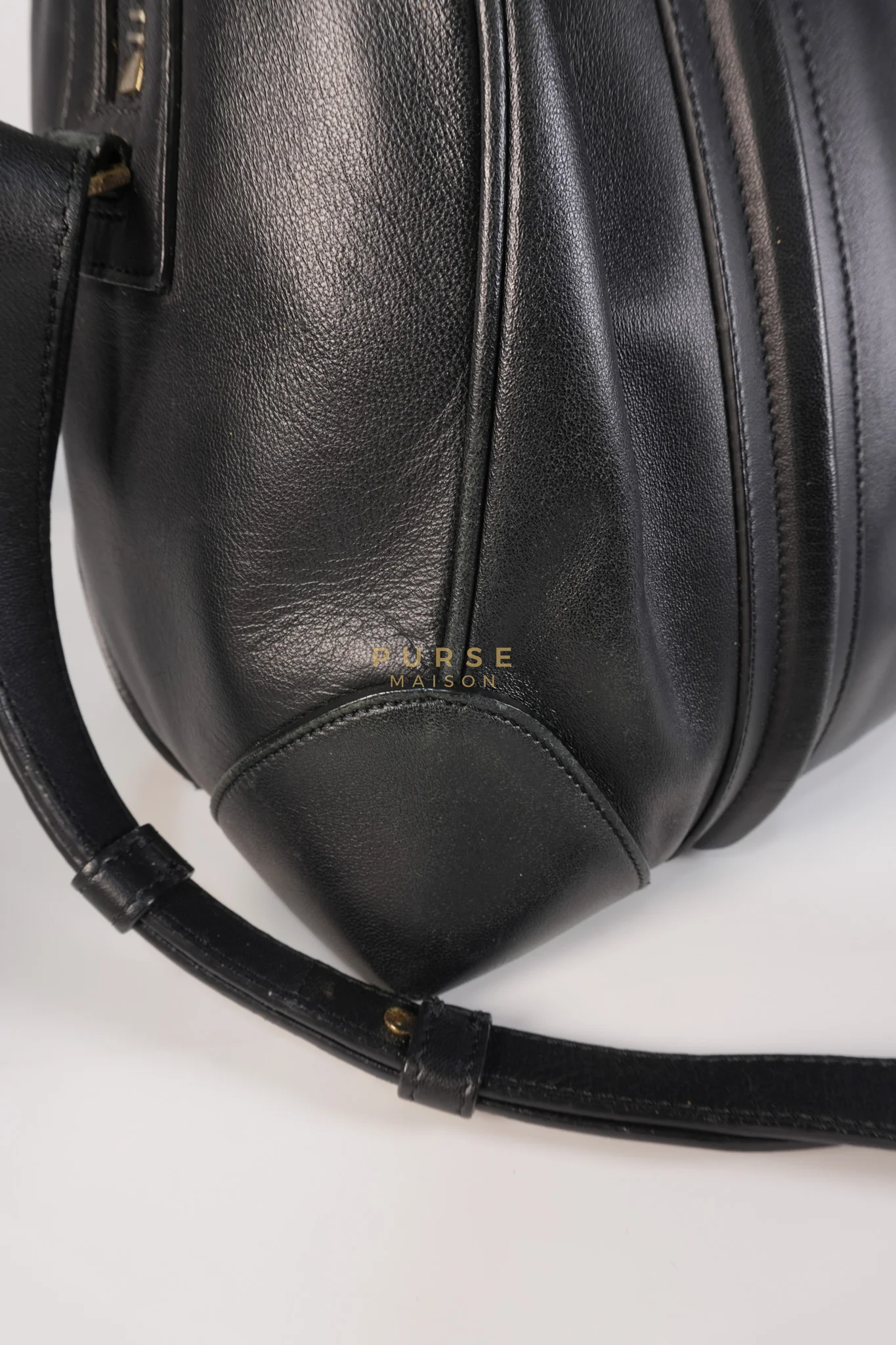 Givenchy Lucrezia Duffle Bag in Black Smooth Calfskin Leather & Silver Leather - Image 27