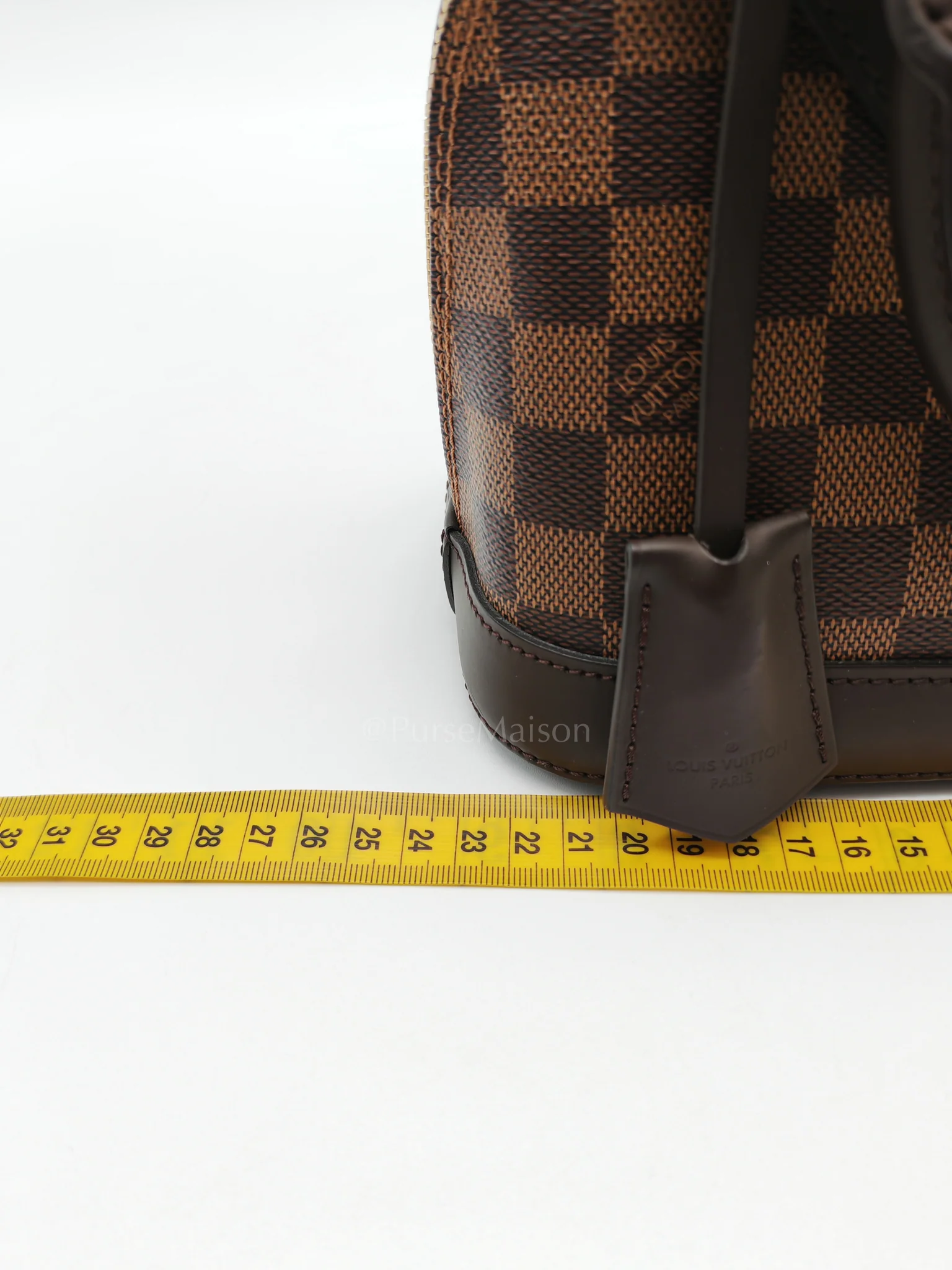 Louis Vuitton Alma BB in Damier Ebene Canvas Shoulder Bag (Date Code: AR3189) - Image 29
