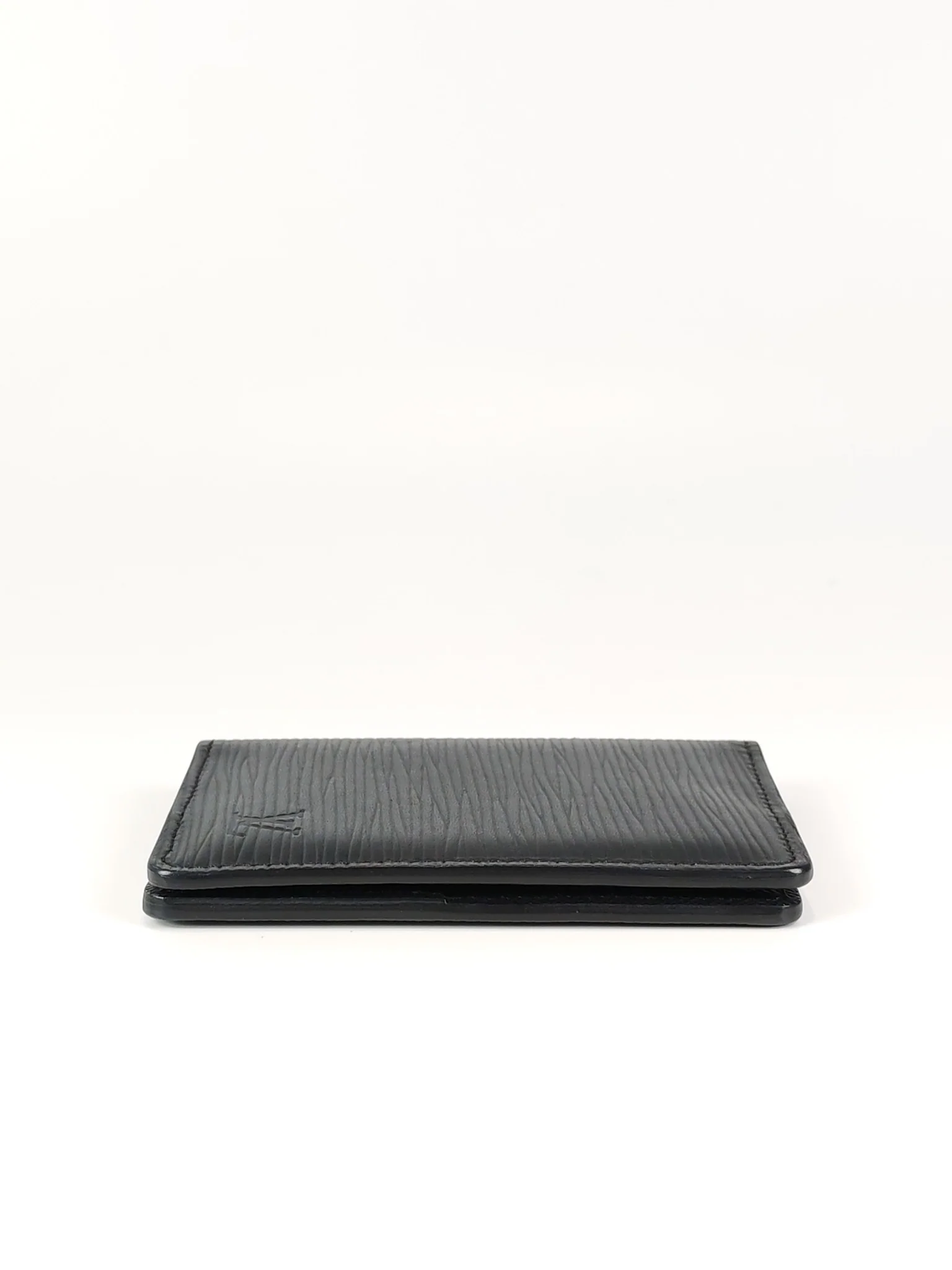 Louis Vuitton Card Holder in Black Epi Leather (Date code: CT4129) - Image 10