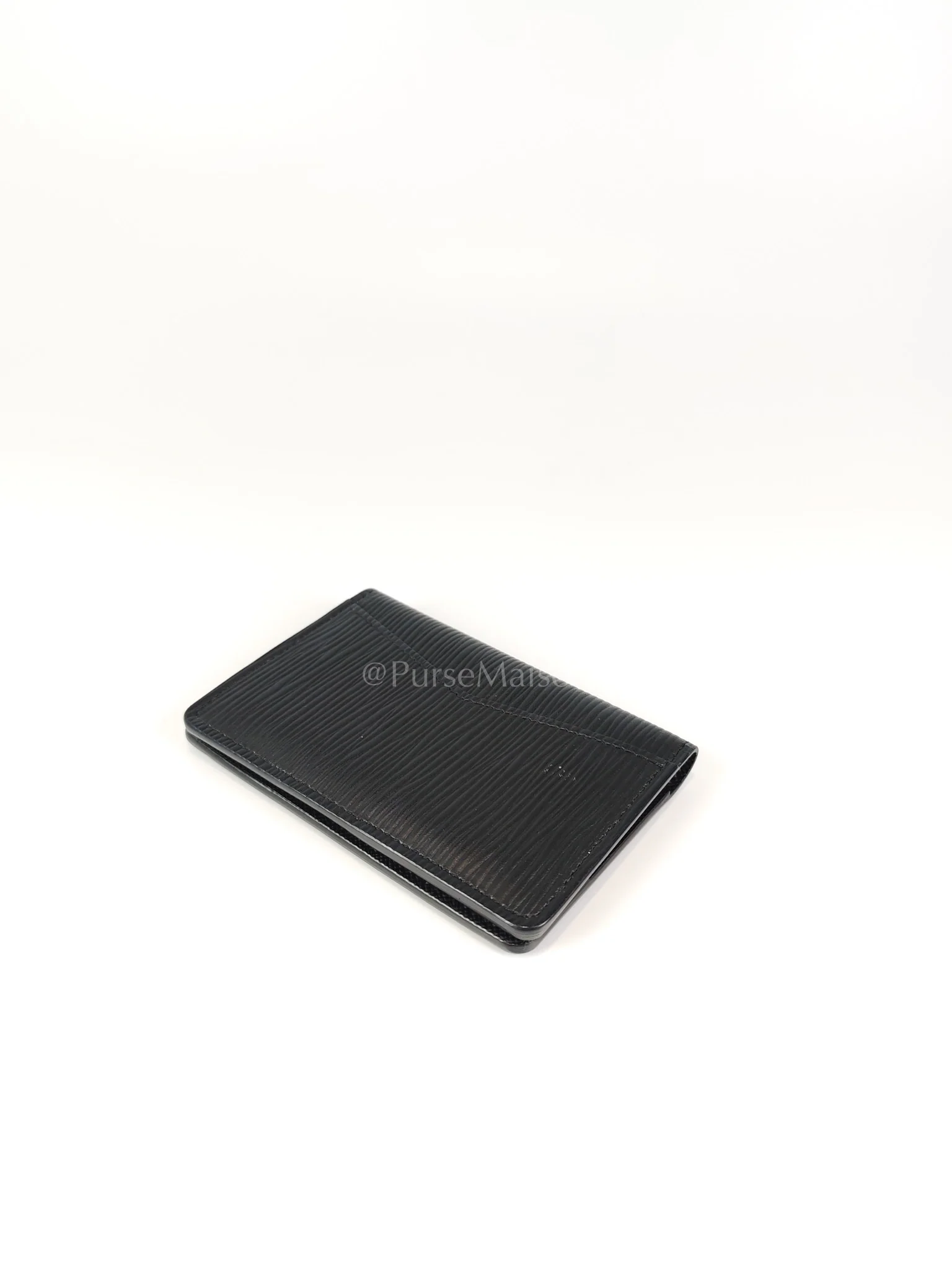 Louis Vuitton Card Holder in Black Epi Leather (Date code: CT4129) - Image 14