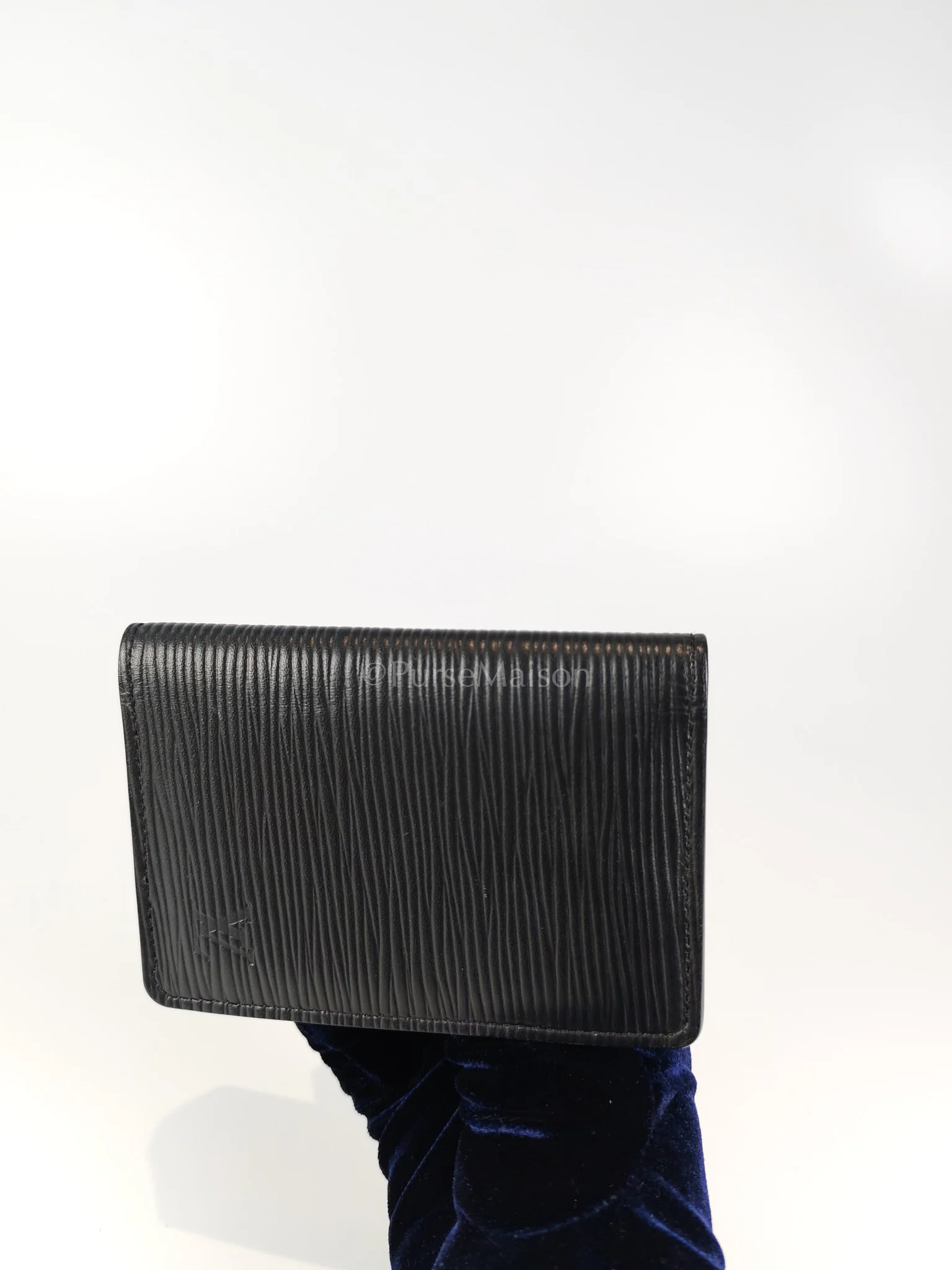 Louis Vuitton Card Holder in Black Epi Leather (Date code: CT4129) - Image 18