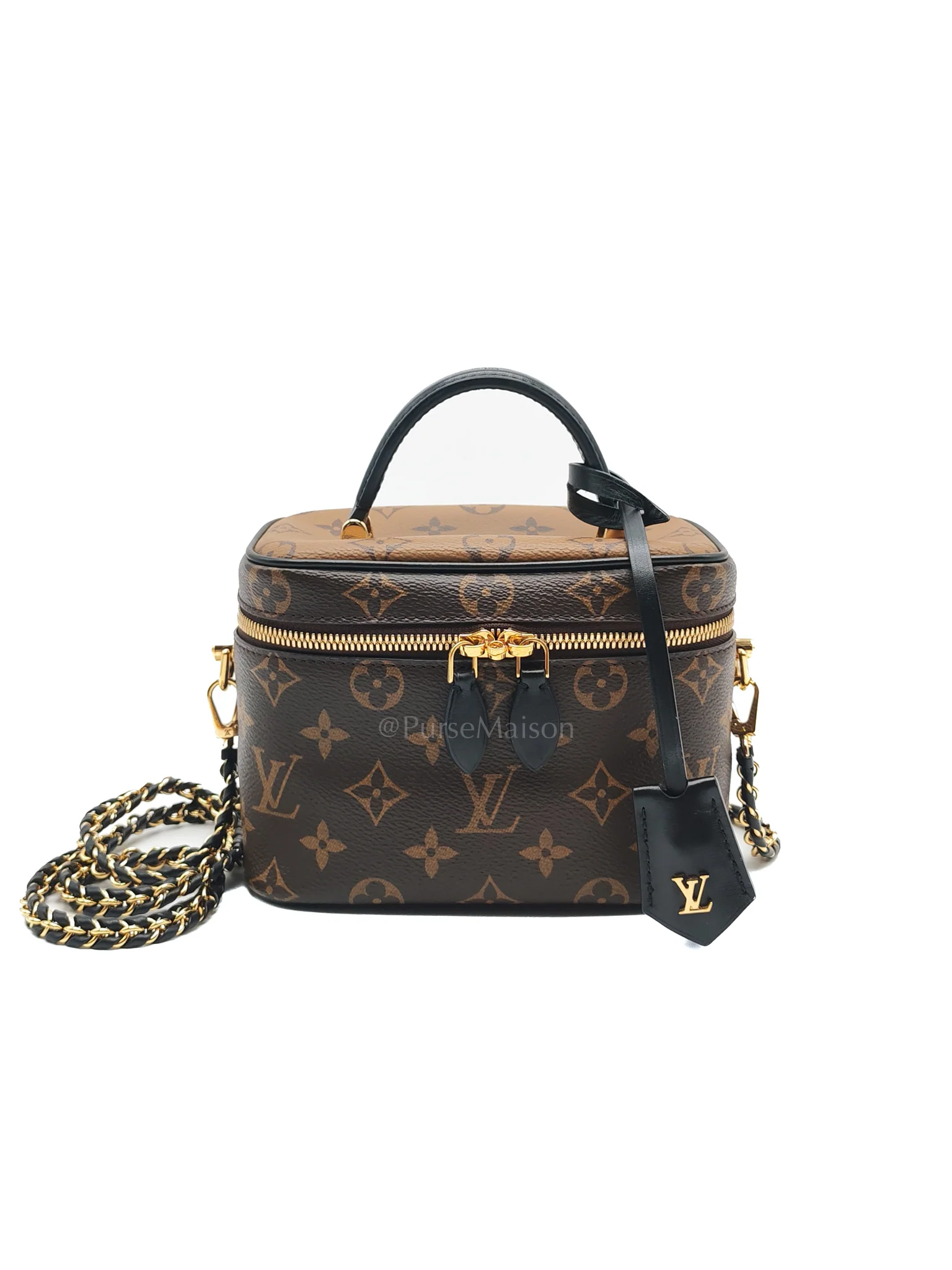 Louis Vuitton Vanity Top Handle in Monogram Canvas Shoulder Bag (Microchip)