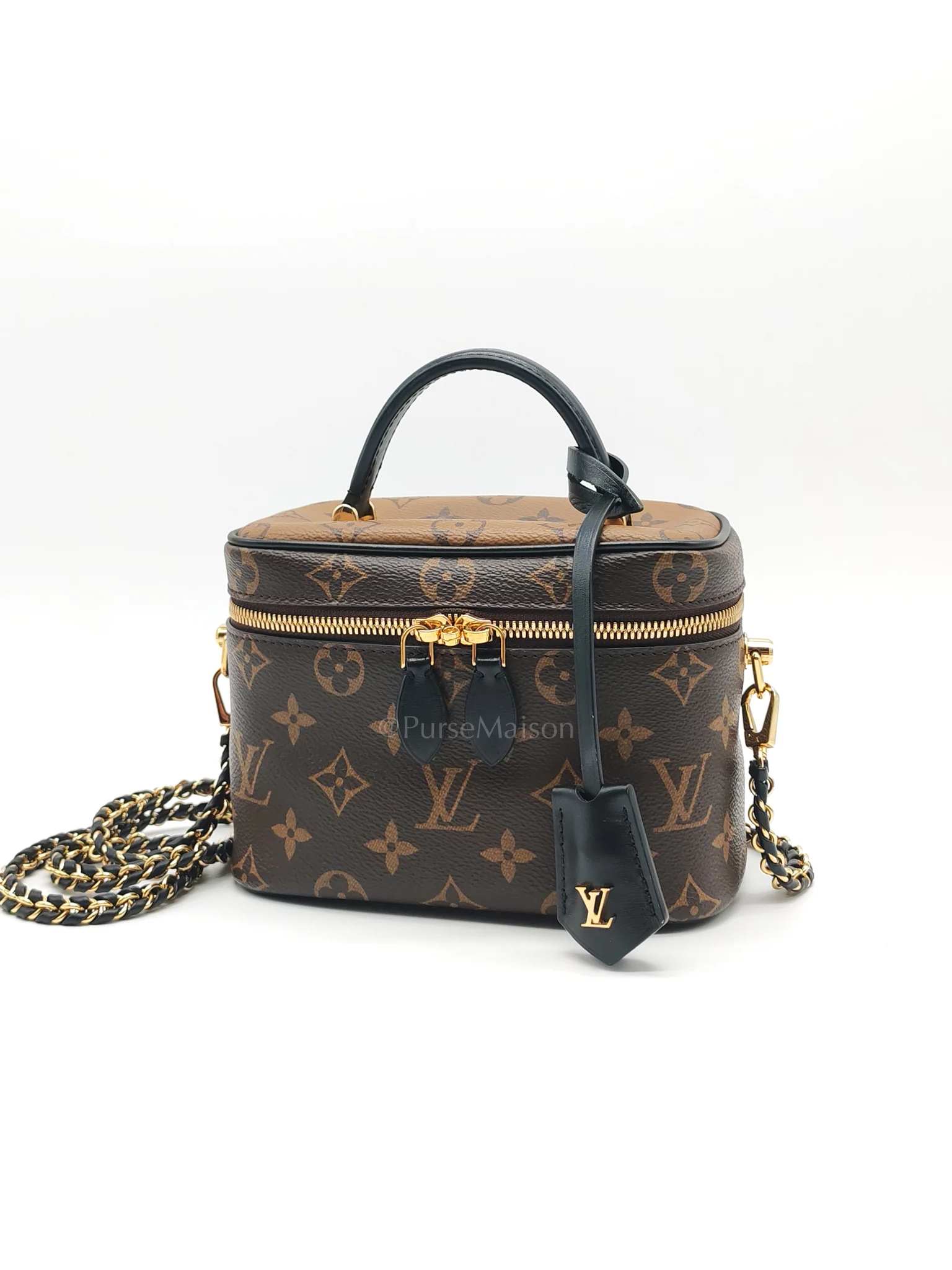 Louis Vuitton Vanity Top Handle in Monogram Canvas Shoulder Bag (Microchip) - Image 3
