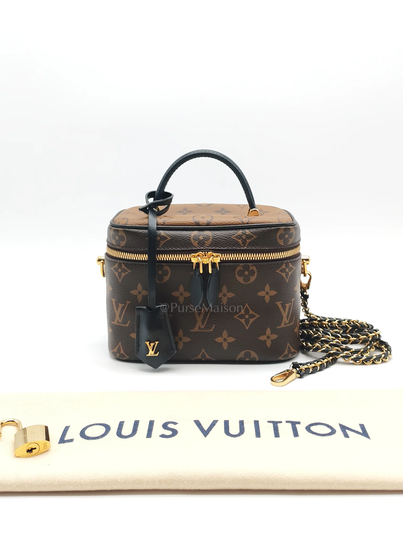 Louis Vuitton Vanity Top Handle in Monogram Canvas Shoulder Bag (Microchip) - Image 34