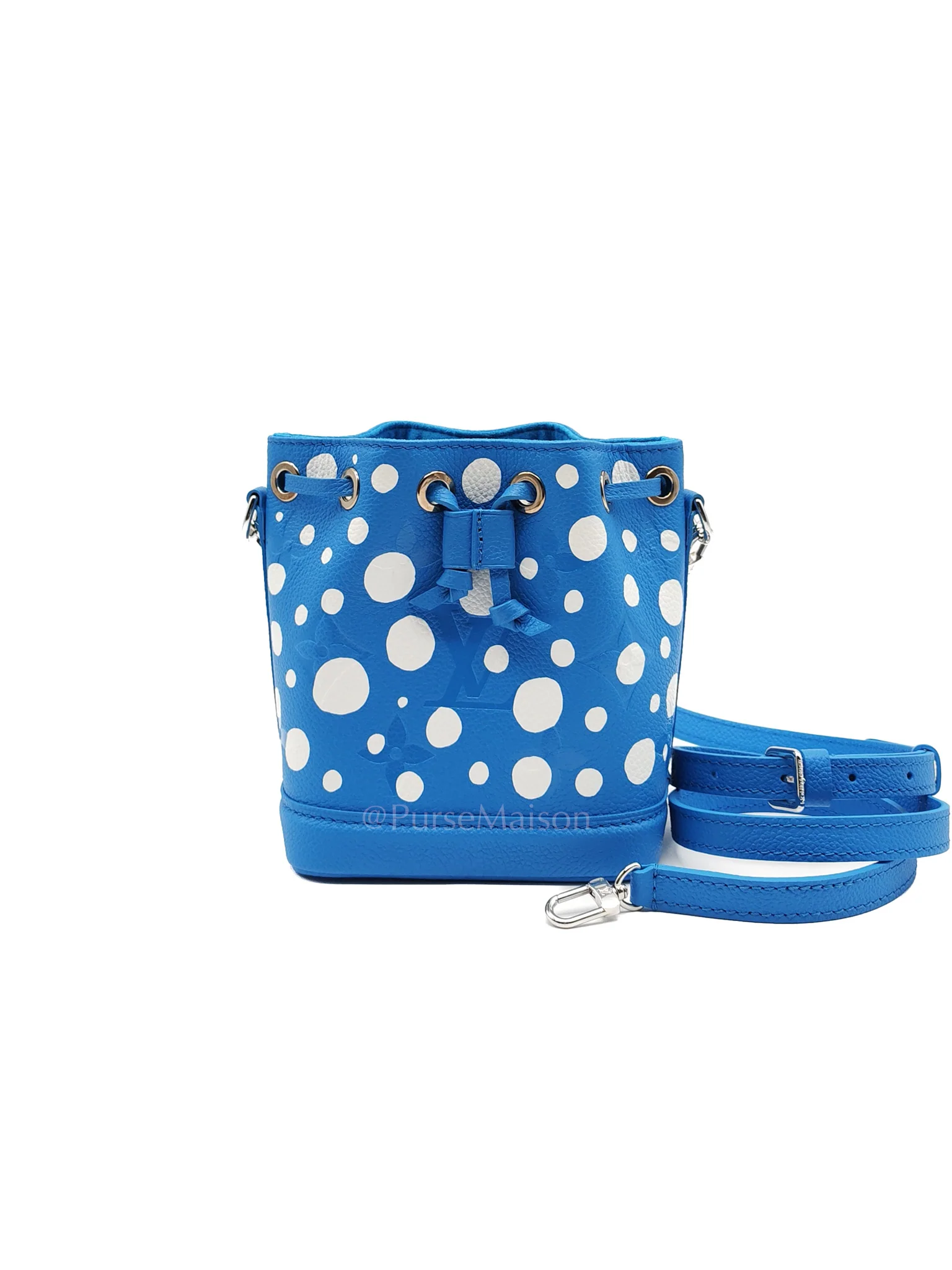 Louis Vuitton LV x Yayoi Kusama Nano Neo Noe Giant Monogram Infinity Dots Bucket Bag (Microchip)