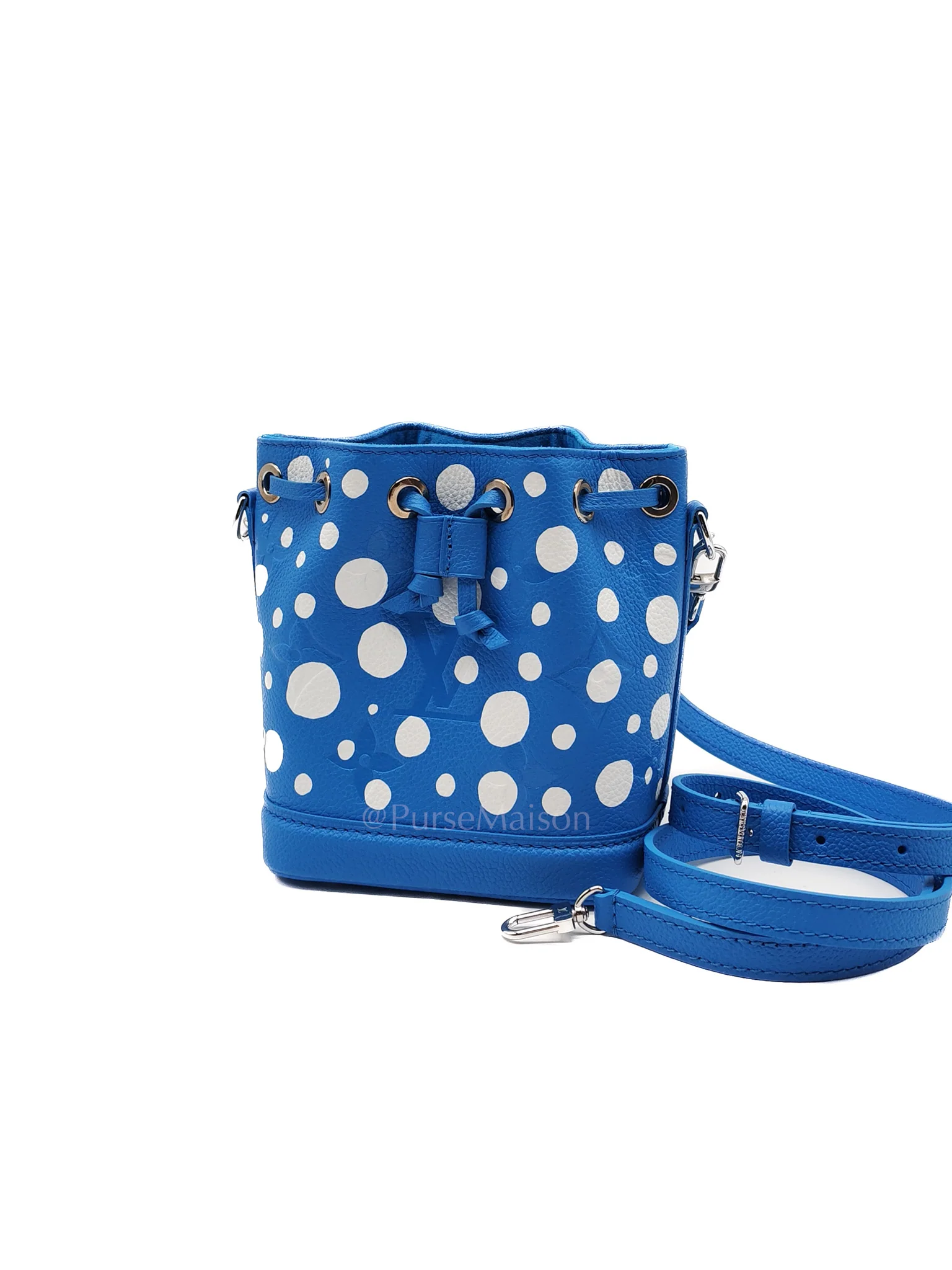Louis Vuitton LV x Yayoi Kusama Nano Neo Noe Giant Monogram Infinity Dots Bucket Bag (Microchip) - Image 3