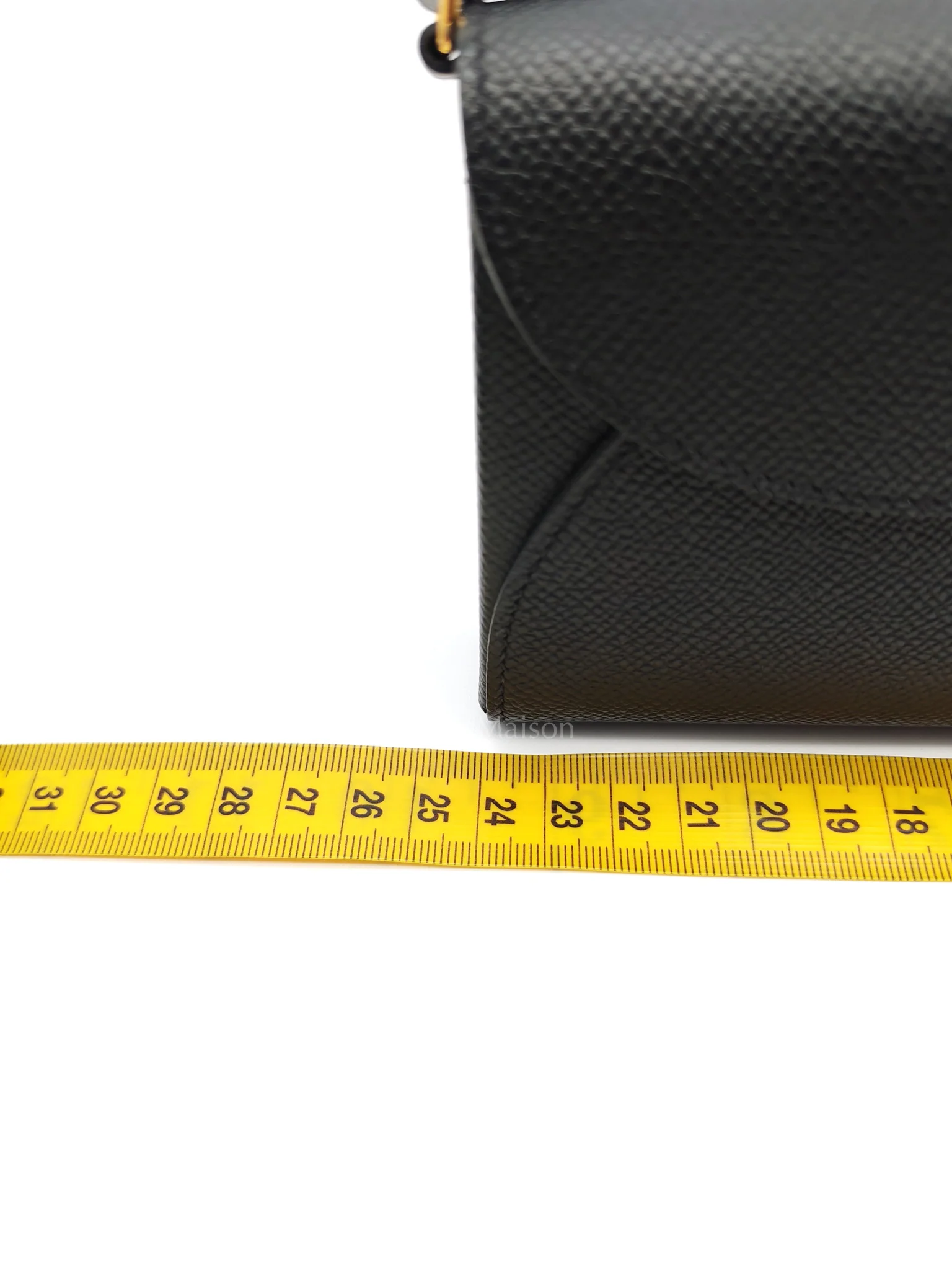 Hermes Maillon To Go in Black Epsom Leather & So Black/Gold Hardware Stamp W (2024) - Image 28
