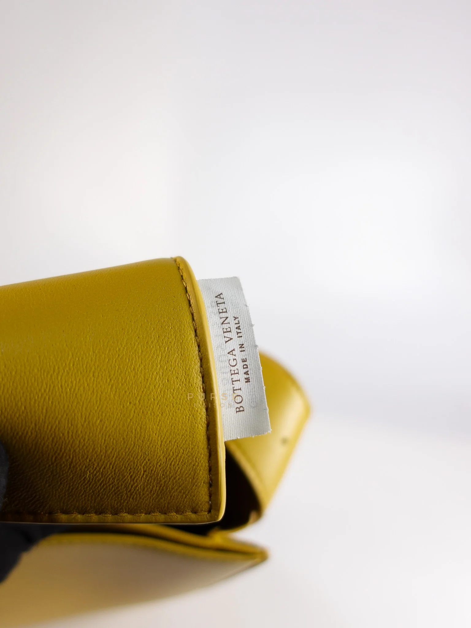 Bottega Veneta Marie Hand Bag Medium in Yellow Nappa Leather Gold Hardware - Image 26