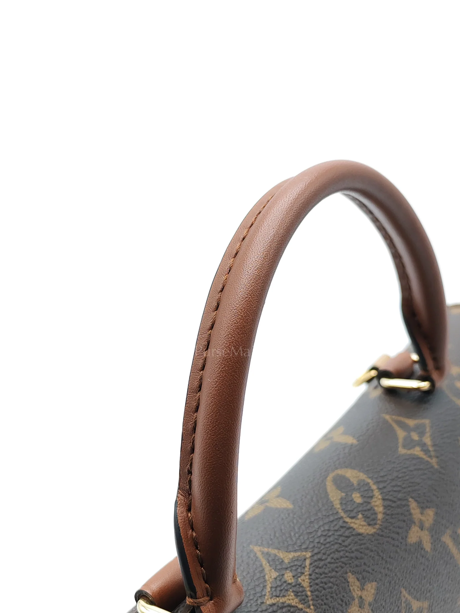 Louis Vuitton Marignan in Monogram Canvas with Tan Grained Calfskin Shoulder Bag (Date Code: AR2169) - Image 19
