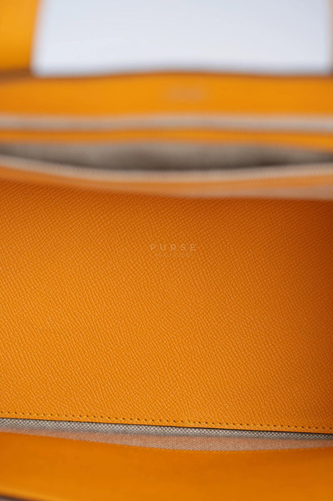 Hermes Maxibox Cabas 30 Origan Evercolor and Moutarde Epsom Dual Color Palladium Hardware Handbag Stamp X (2016) - Image 29
