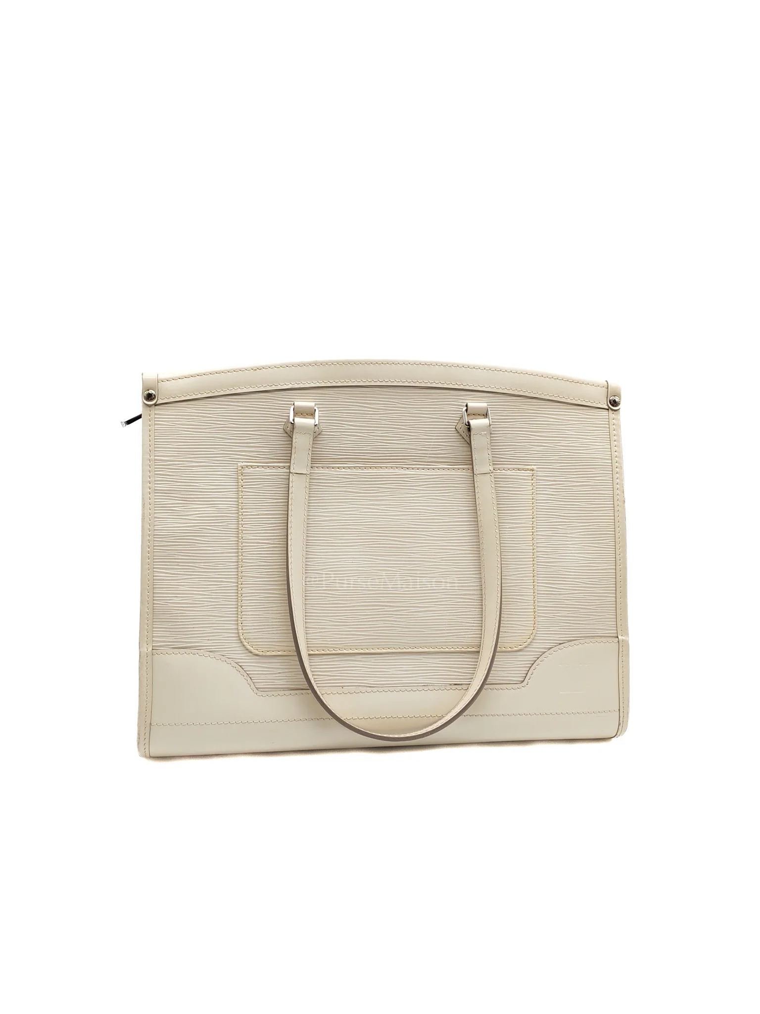 Louis Vuitton Medeleine GM Bag in White Epi Leather & Silver Hardware (Datecode: AR1099) - Image 2