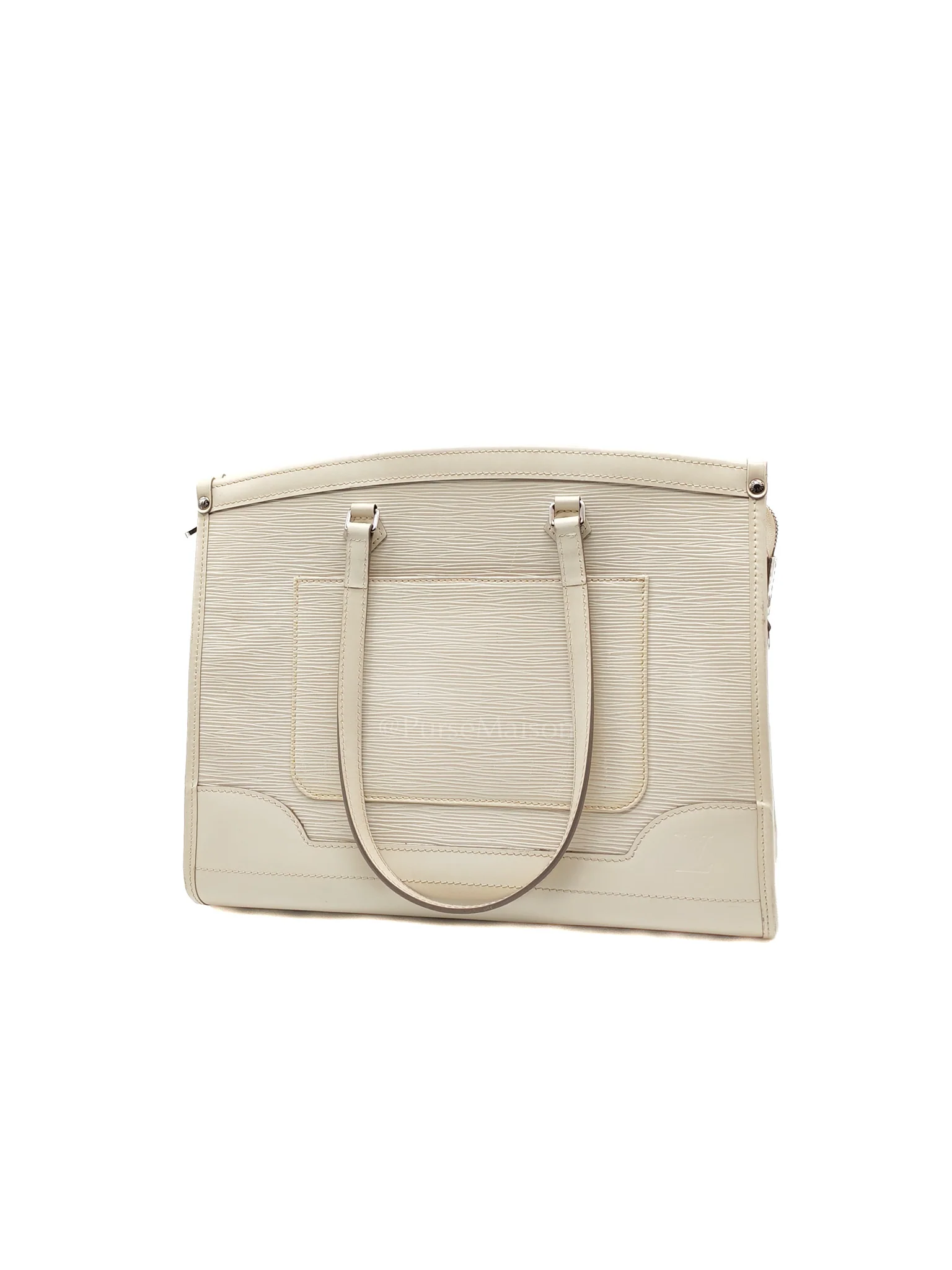 Louis Vuitton Medeleine GM Bag in White Epi Leather & Silver Hardware (Datecode: AR1099) - Image 3