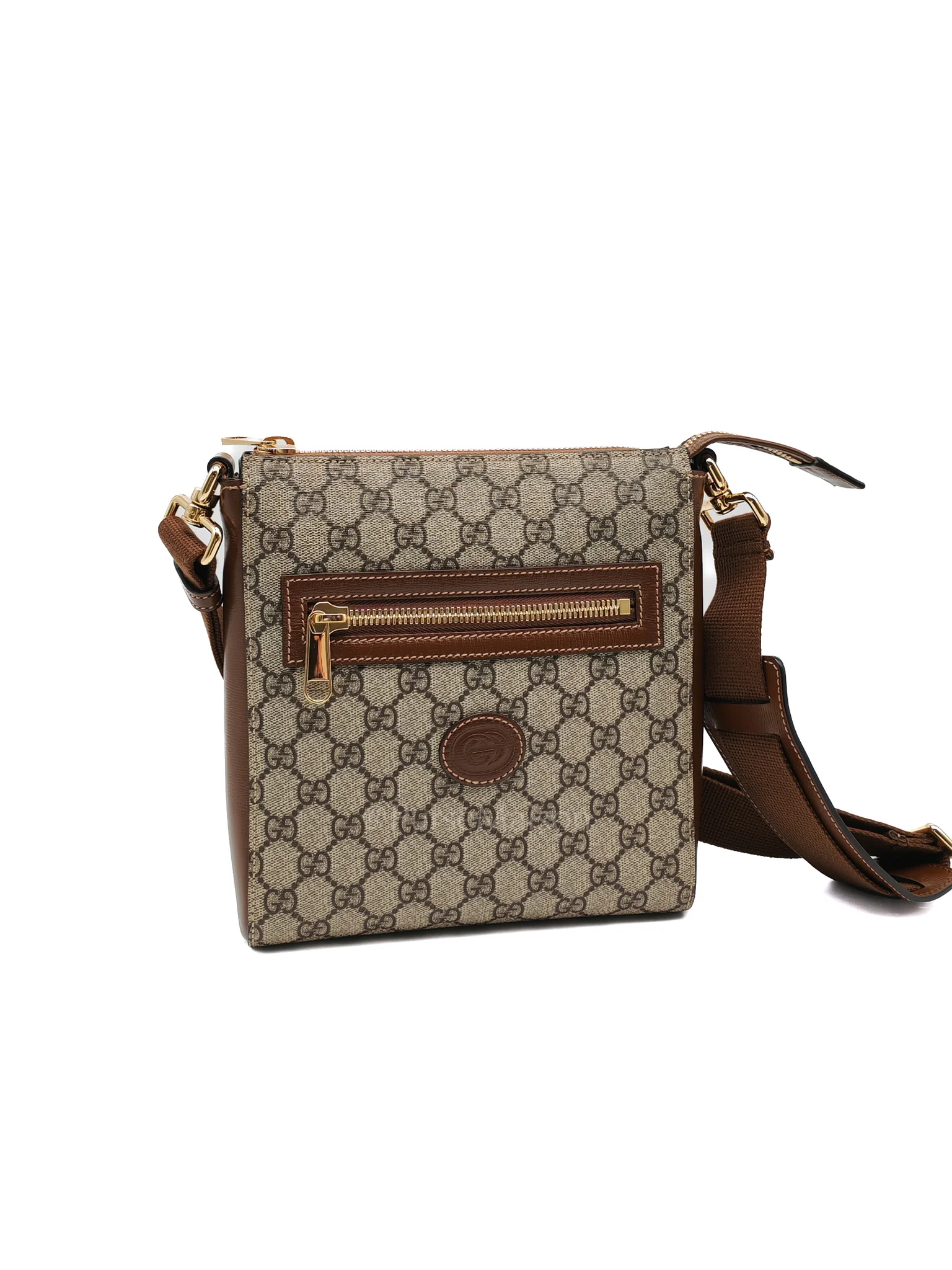 Gucci Messenger Bag Vintage in GG Supreme Canvas Crossbody Bag - Image 3