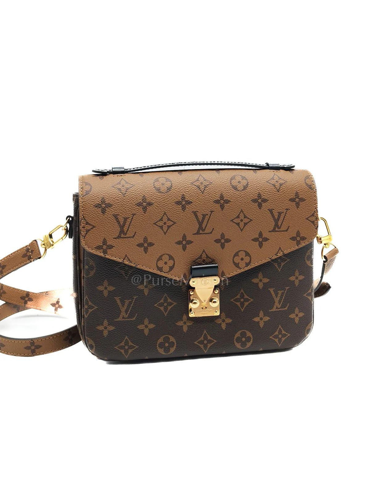 Louis Vuitton Metis in Reverse Monogram Canvas Crossbody Bag (Microchip) - Image 2
