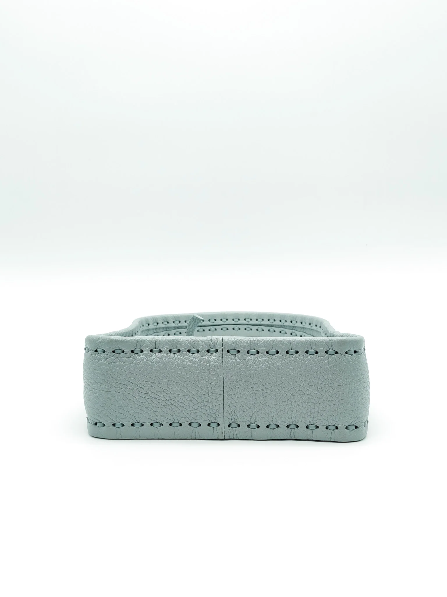 Fendi Mini Fendessence Cuoio Romano Leather in Light Blue Shoulder Bag - Image 7