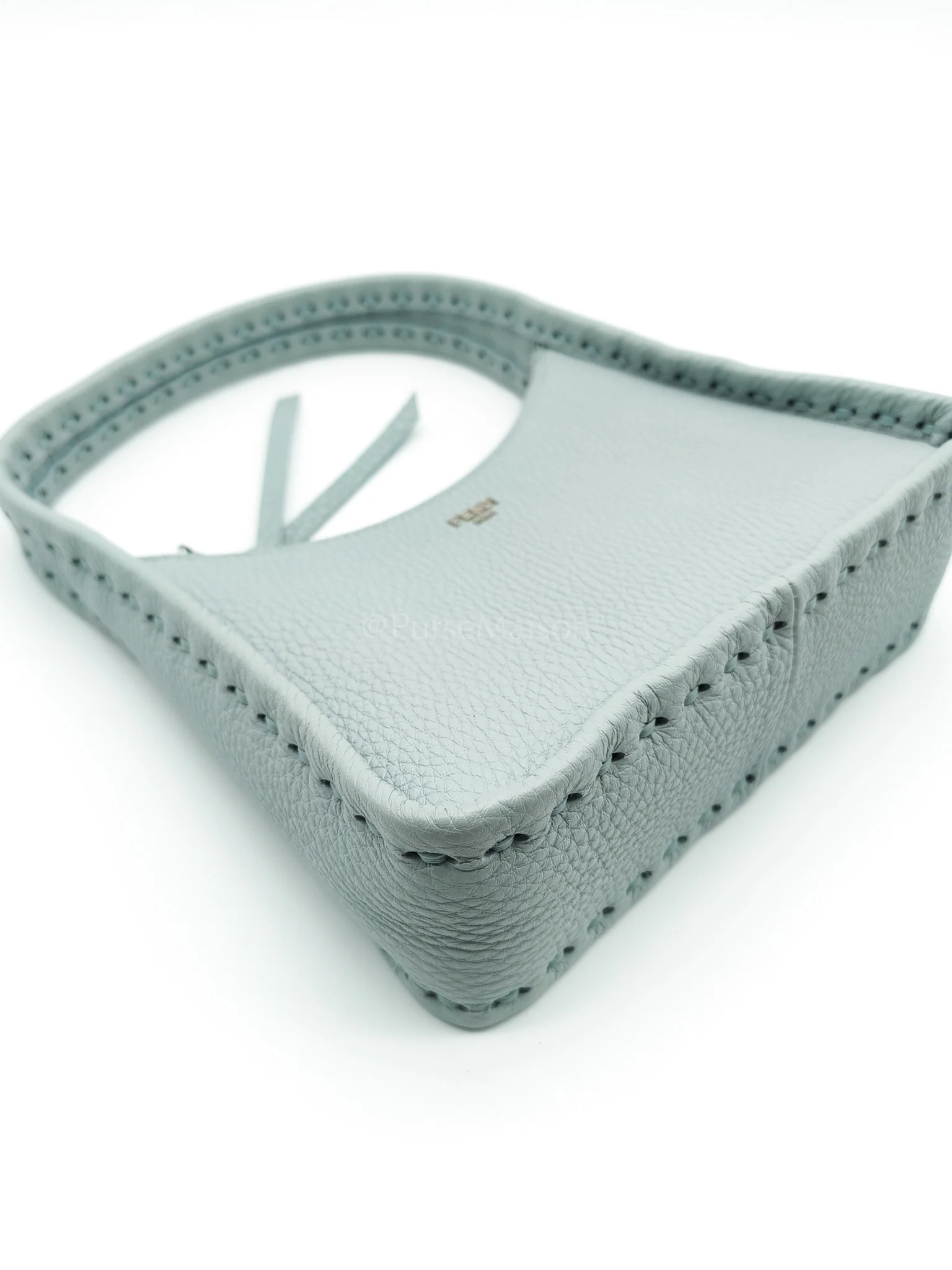 Fendi Mini Fendessence Cuoio Romano Leather in Light Blue Shoulder Bag - Image 8