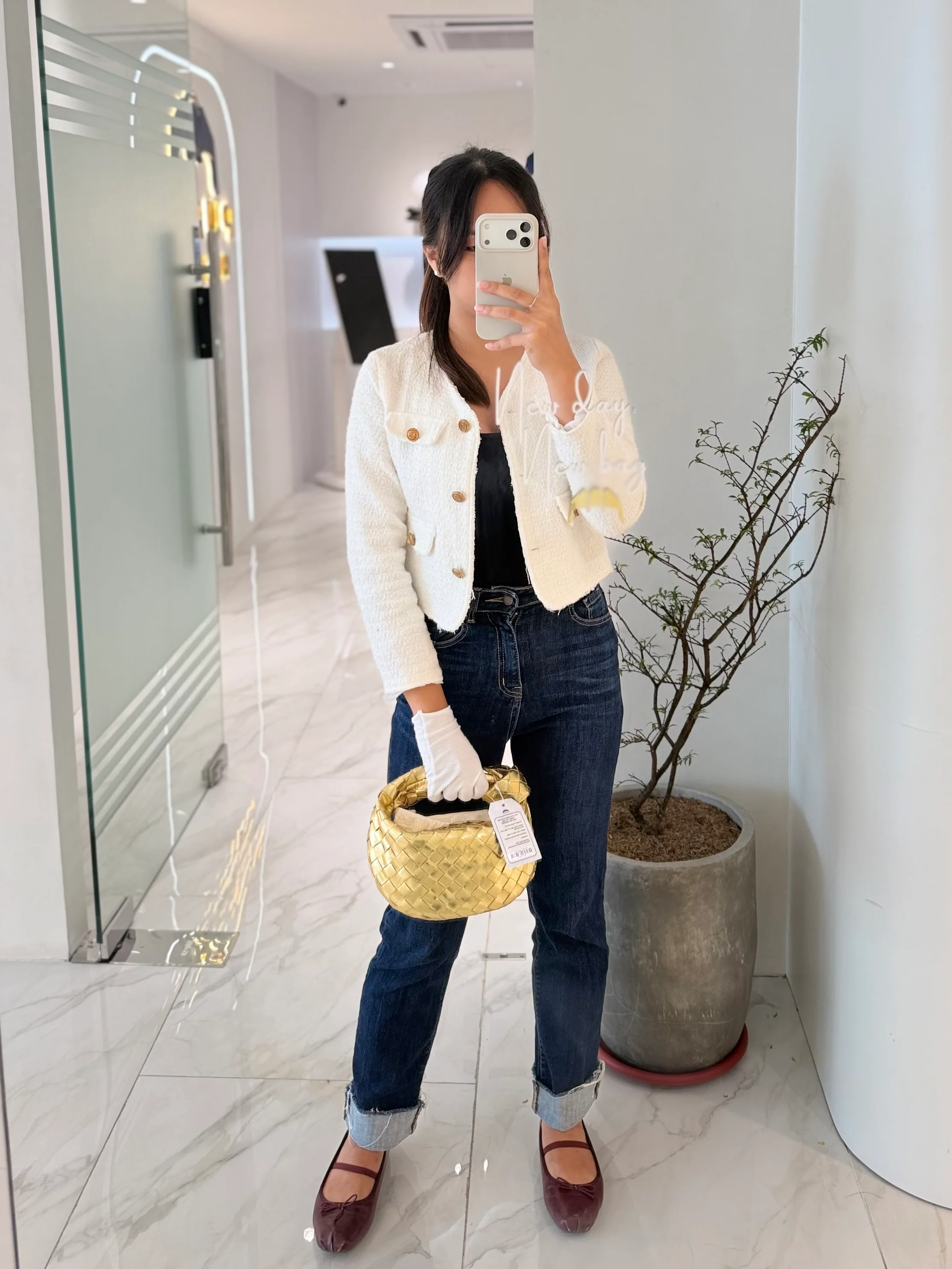 Bottega Veneta Mini Jodie Metallic Intrecciato Leather Hand Bag - Image 28