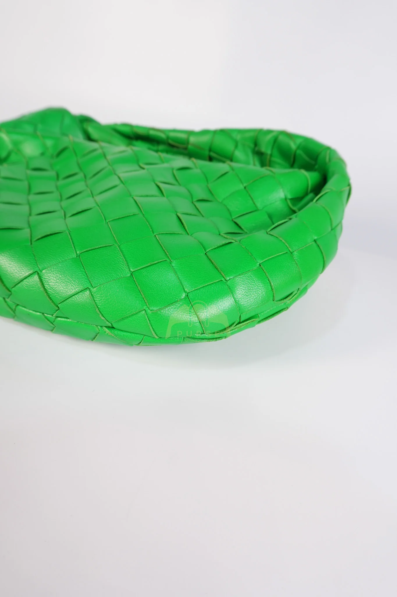 Bottega Veneta Mini Jodie in Green Nappa Intrecciato Leather & Gold Hardware - Image 10