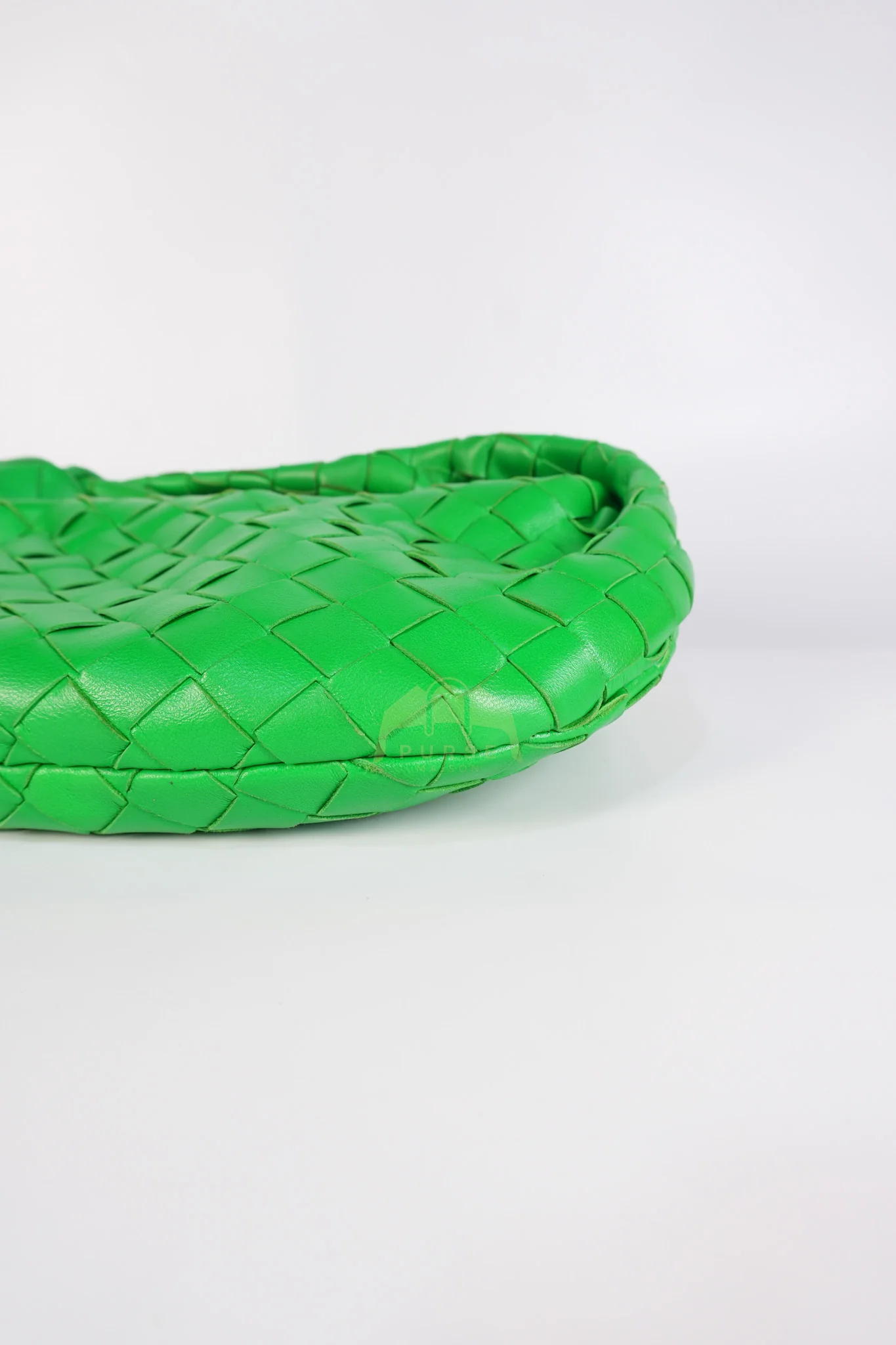 Bottega Veneta Mini Jodie in Green Nappa Intrecciato Leather & Gold Hardware - Image 11