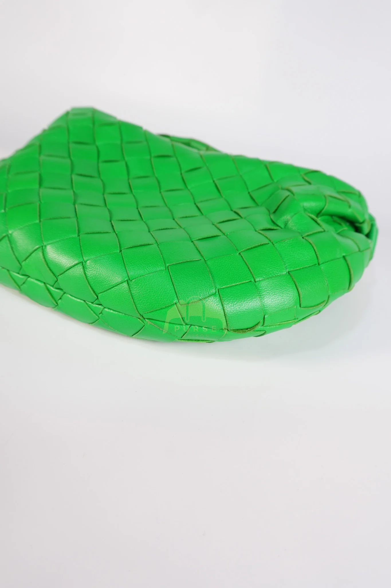 Bottega Veneta Mini Jodie in Green Nappa Intrecciato Leather & Gold Hardware - Image 14