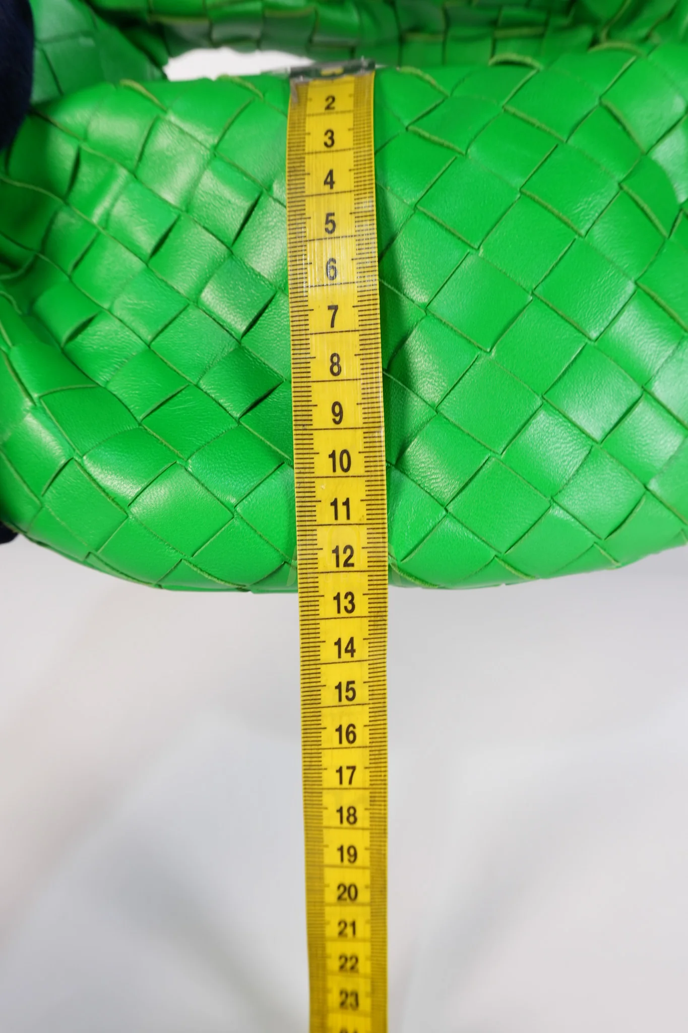 Bottega Veneta Mini Jodie in Green Nappa Intrecciato Leather & Gold Hardware - Image 22