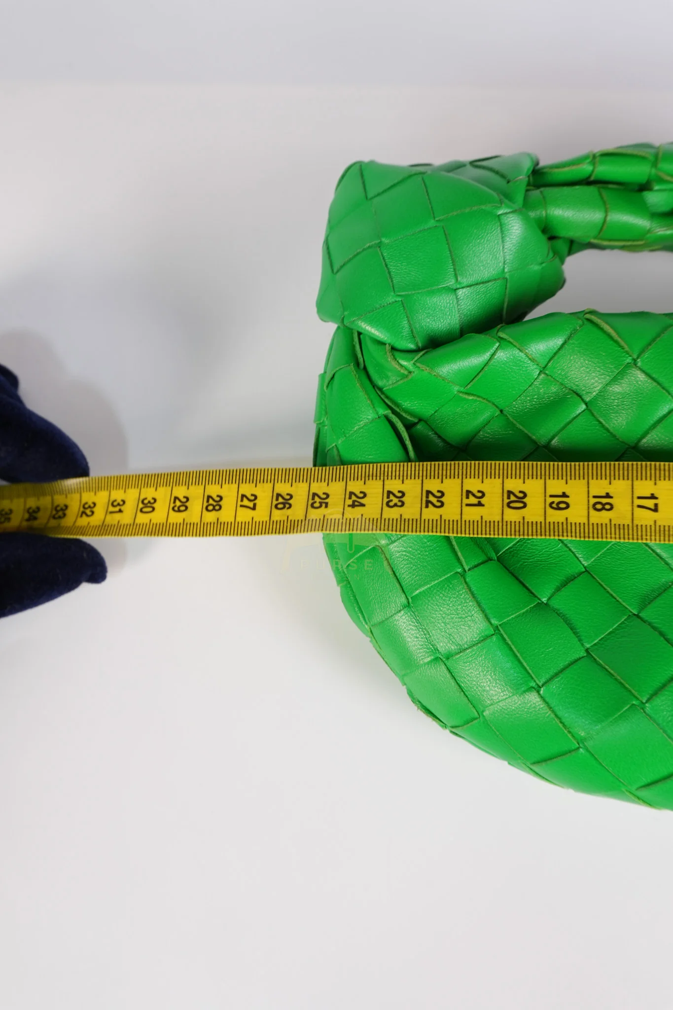 Bottega Veneta Mini Jodie in Green Nappa Intrecciato Leather & Gold Hardware - Image 23