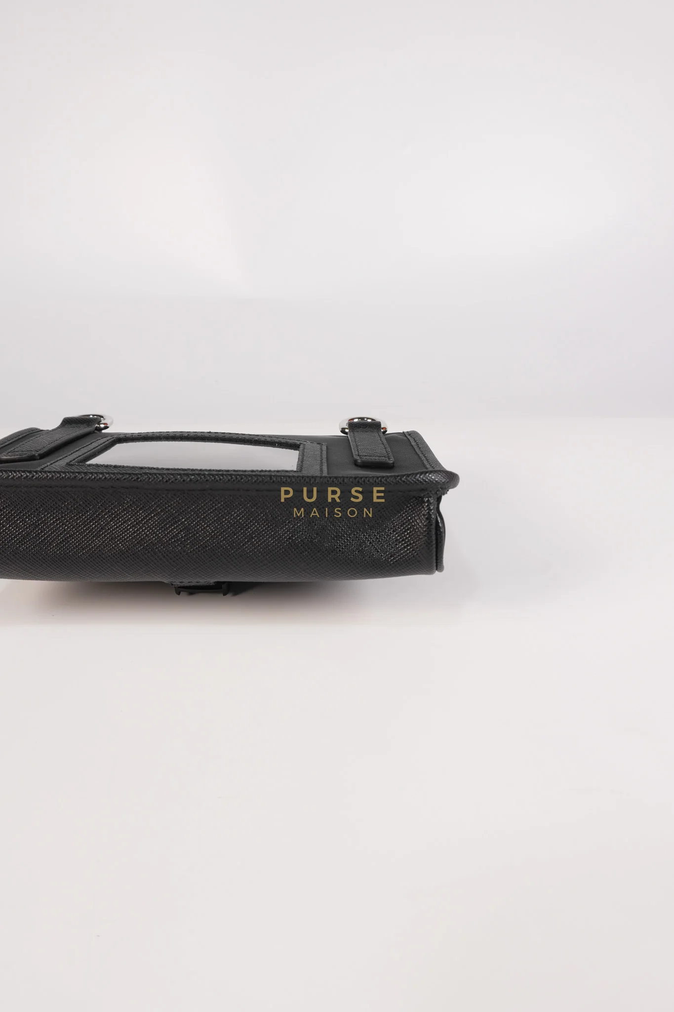 Prada 2ZH108 Mini Smartphone Case in Re-Nylon & Saffiano Leather - Image 15