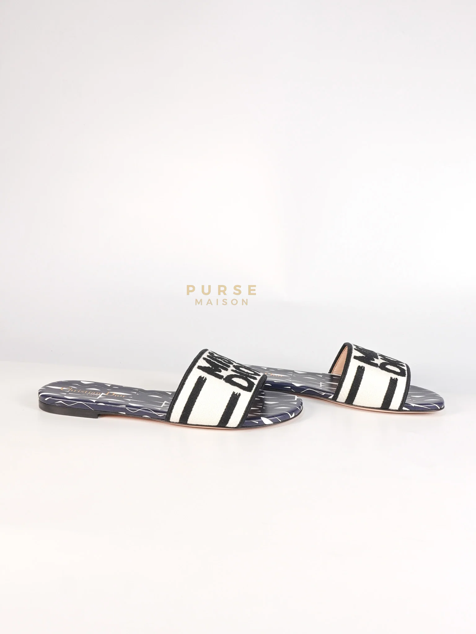 Christian Dior Miss Dior Sandals in Blue Size 37.5 (23.5cm) - Image 3