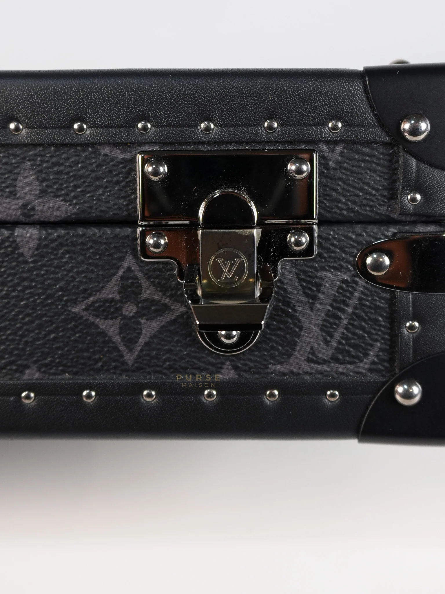 Louis Vuitton Monogram Eclipse Trunk Box in Graphite (Date Code: FL1222) - Image 18