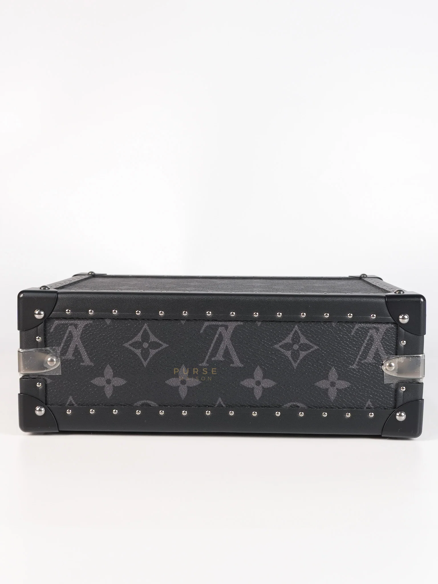 Louis Vuitton Monogram Eclipse Trunk Box in Graphite (Date Code: FL1222) - Image 7