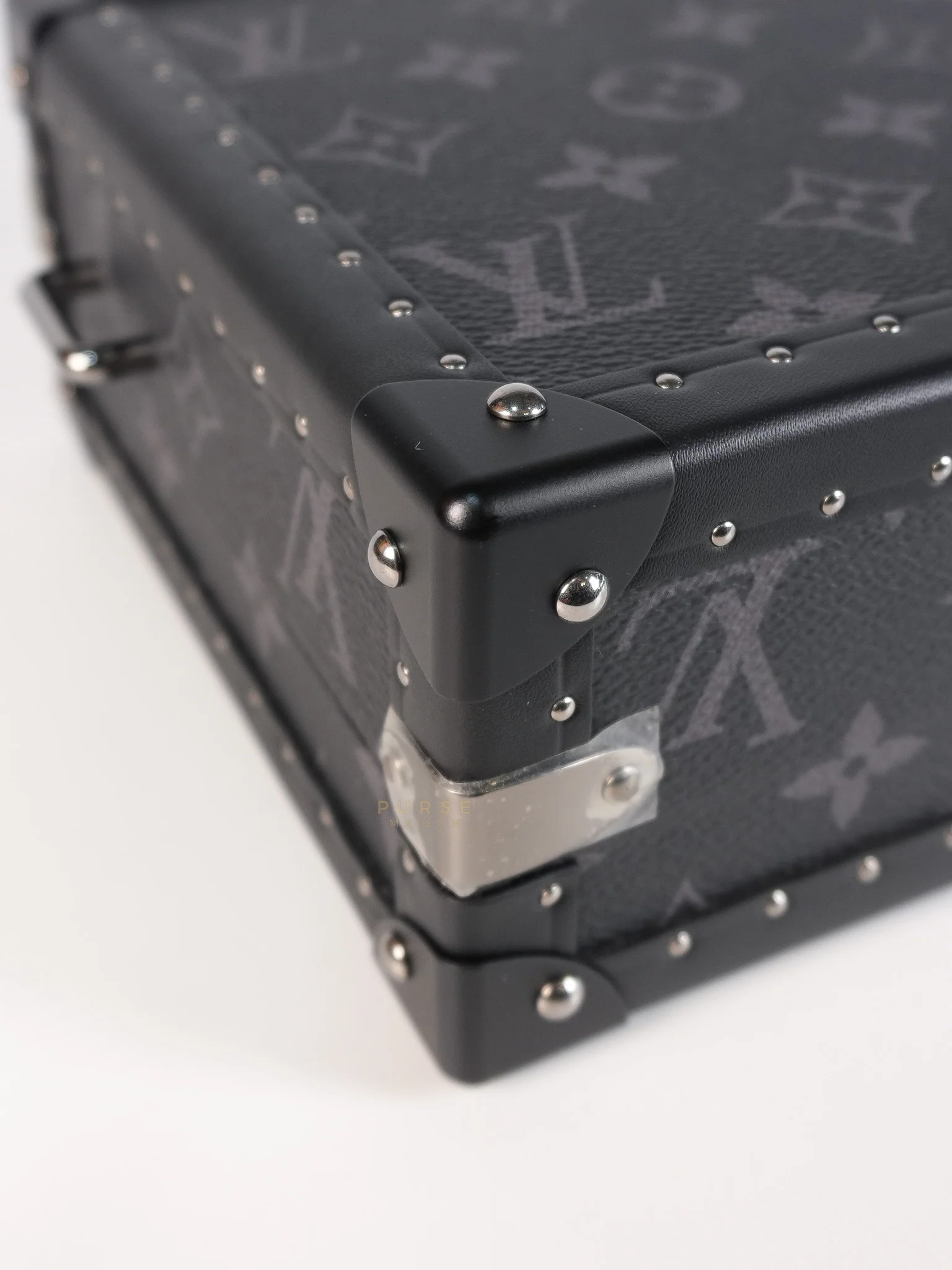 Louis Vuitton Monogram Eclipse Trunk Box in Graphite (Date Code: FL1222) - Image 8